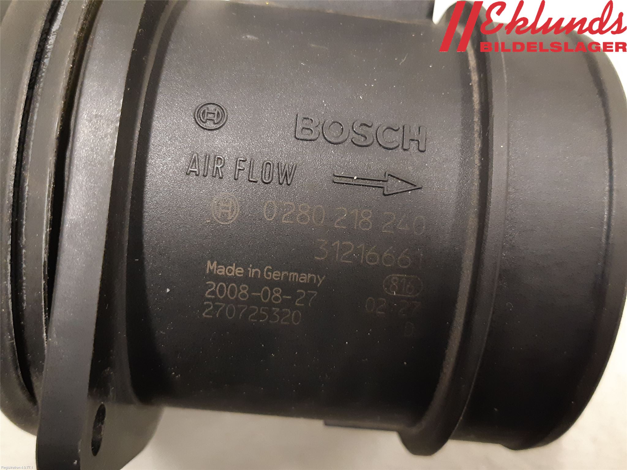 Volvo V70 08-13 Injluftmassamätare