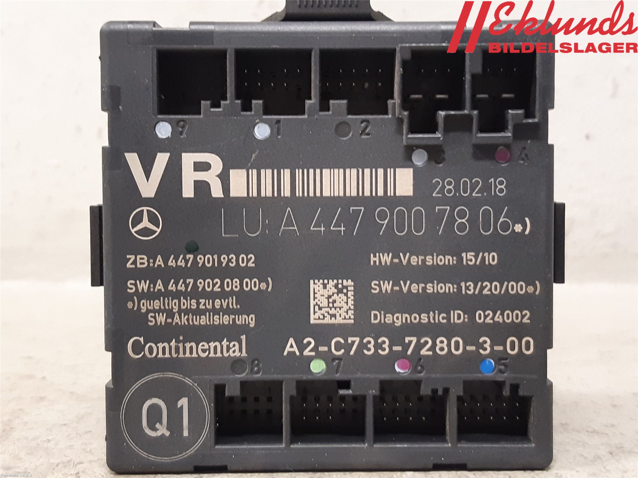 Mercedes-Benz MB VITO/V-KLASS (W640,W447,W448) 14- Styrenhet Dörr