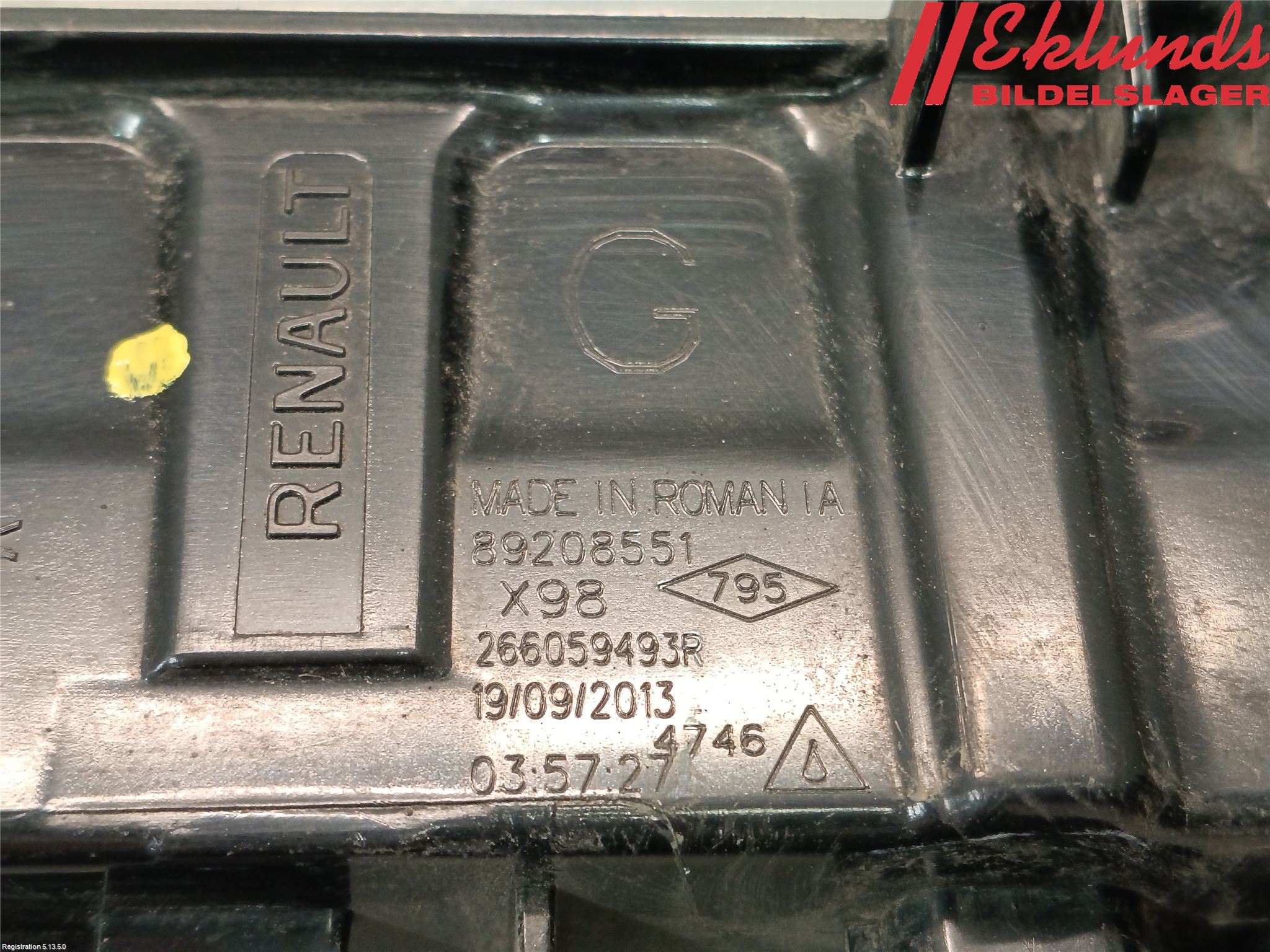Renault CAPTUR 13-19 Dimljus-Varselljus Fram