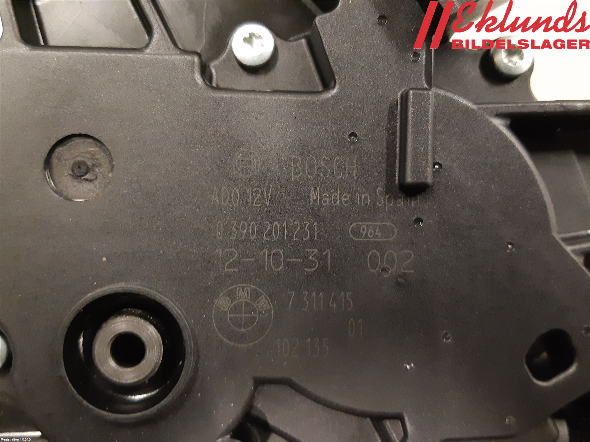 BMW 5 F10/F11/F18 09-17 Torkarmotor Baklucka