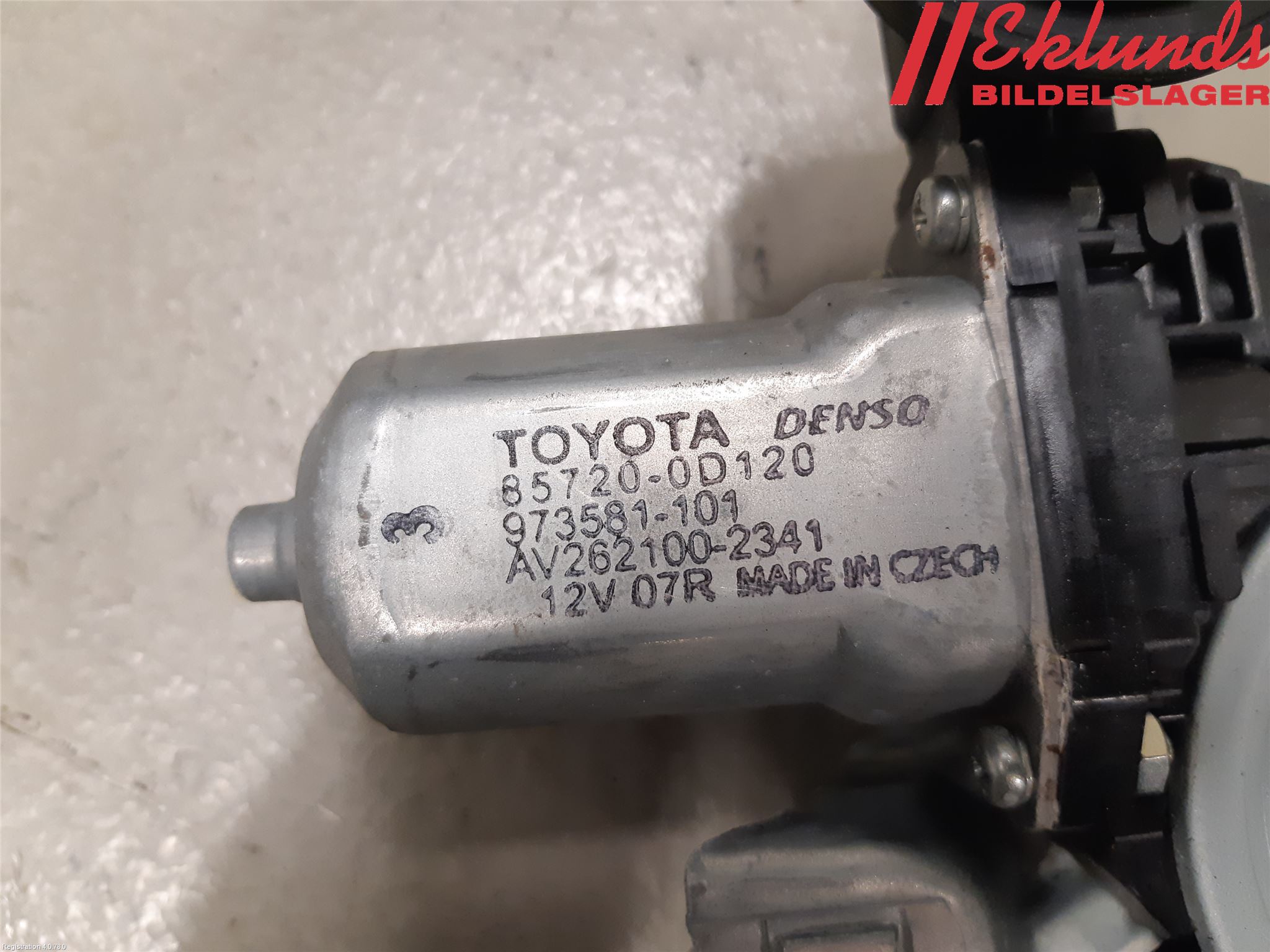 Toyota AURIS 13-19 Fönsterhiss El Kompl