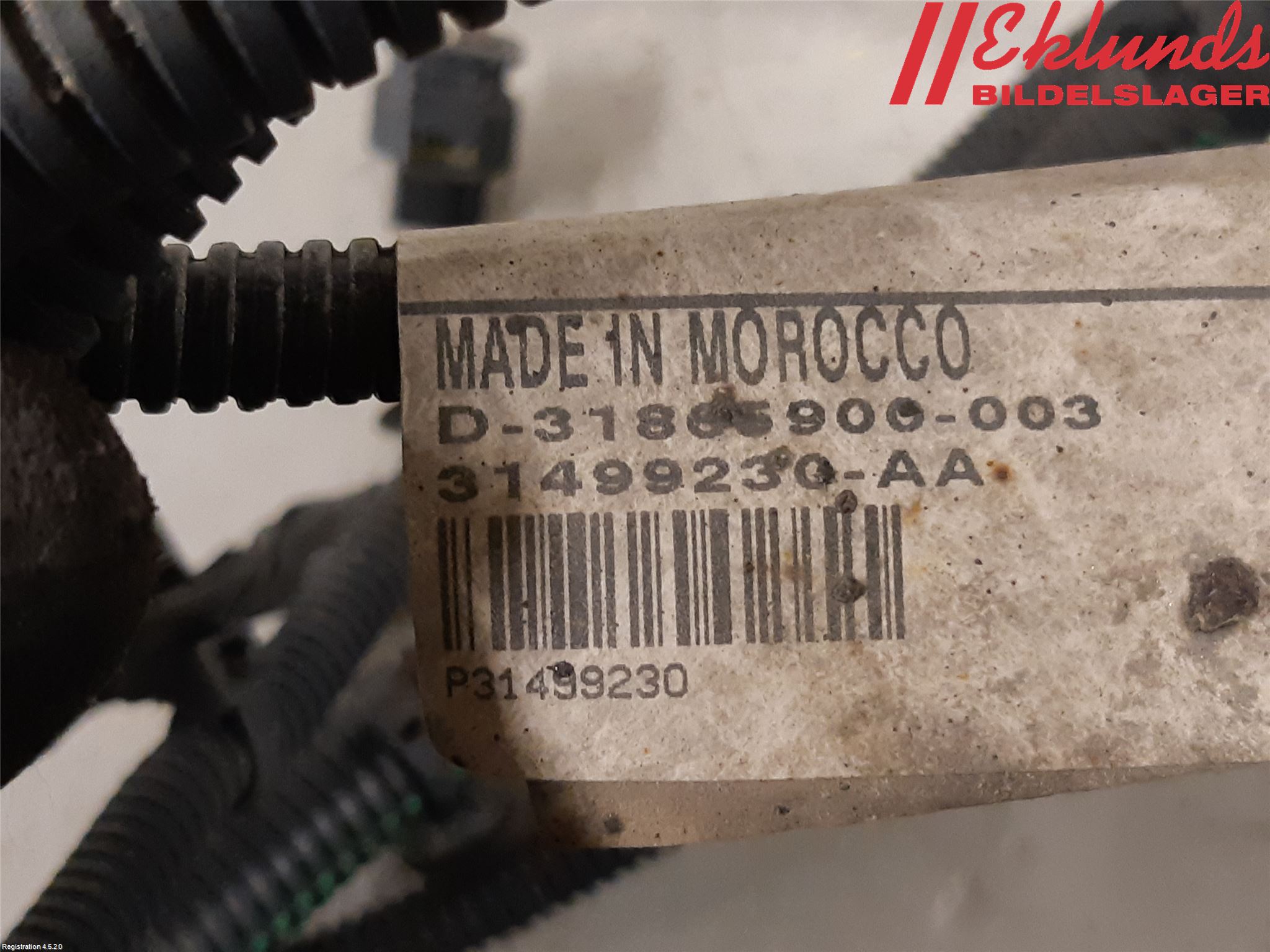 Volvo XC90/RECHARGE 16- Kabelhärva