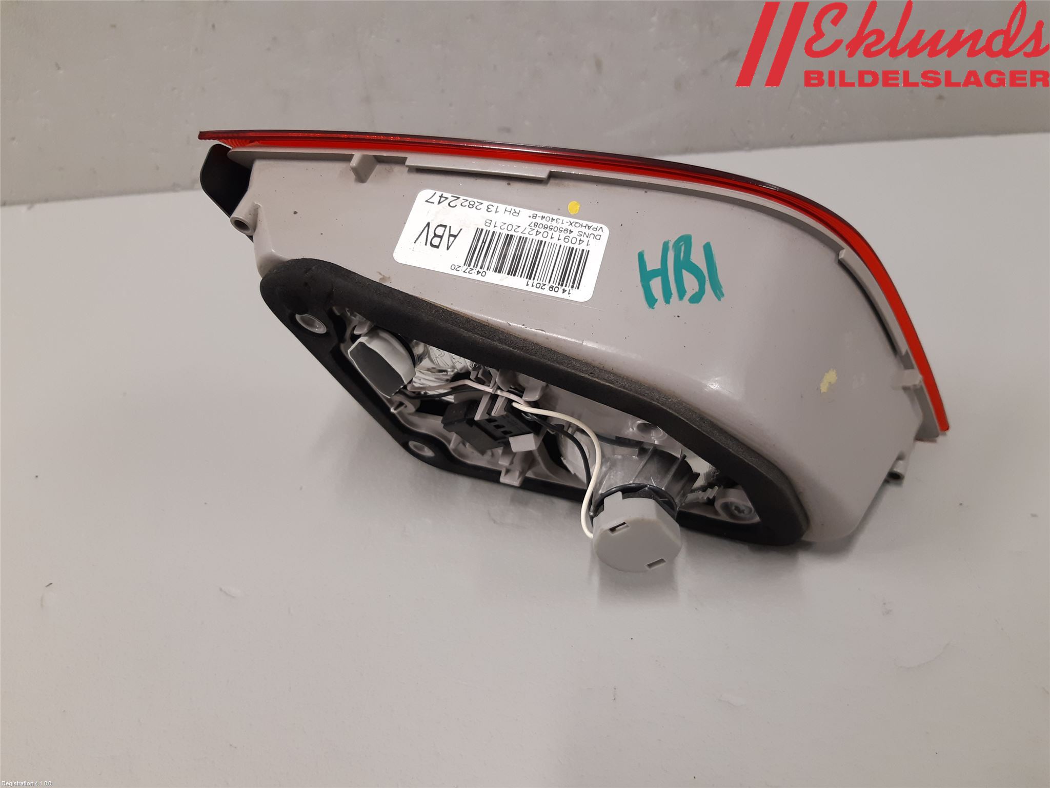 Opel ASTRA J 10-15 Bakljus Lucka Hö