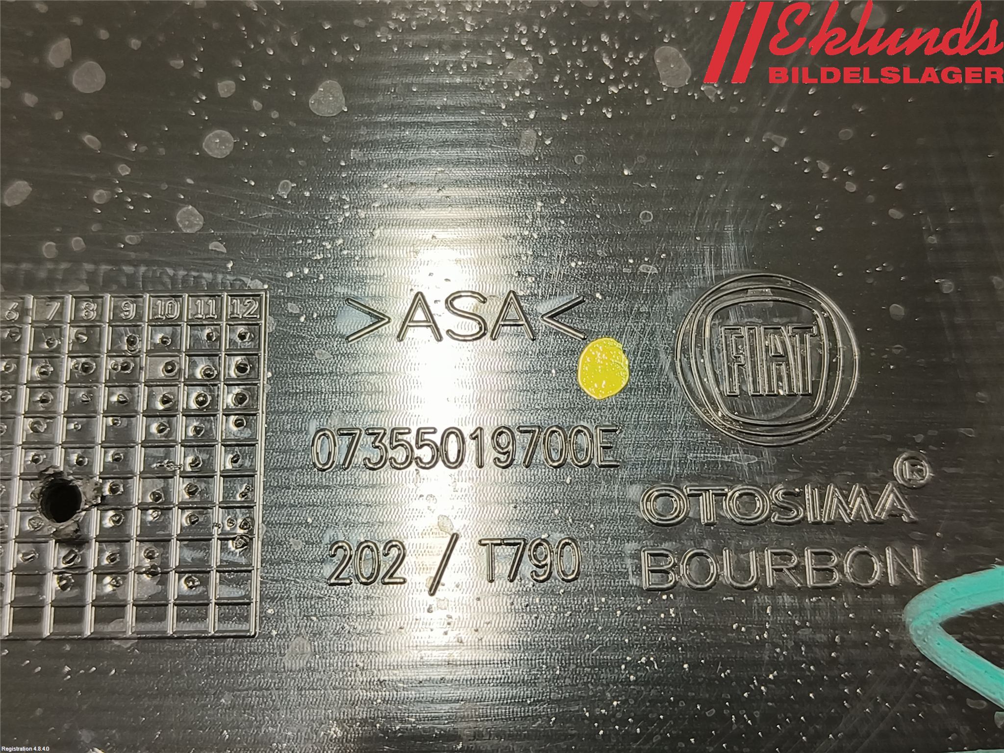 Fiat DOBLO CARGO Bakluckehandtag