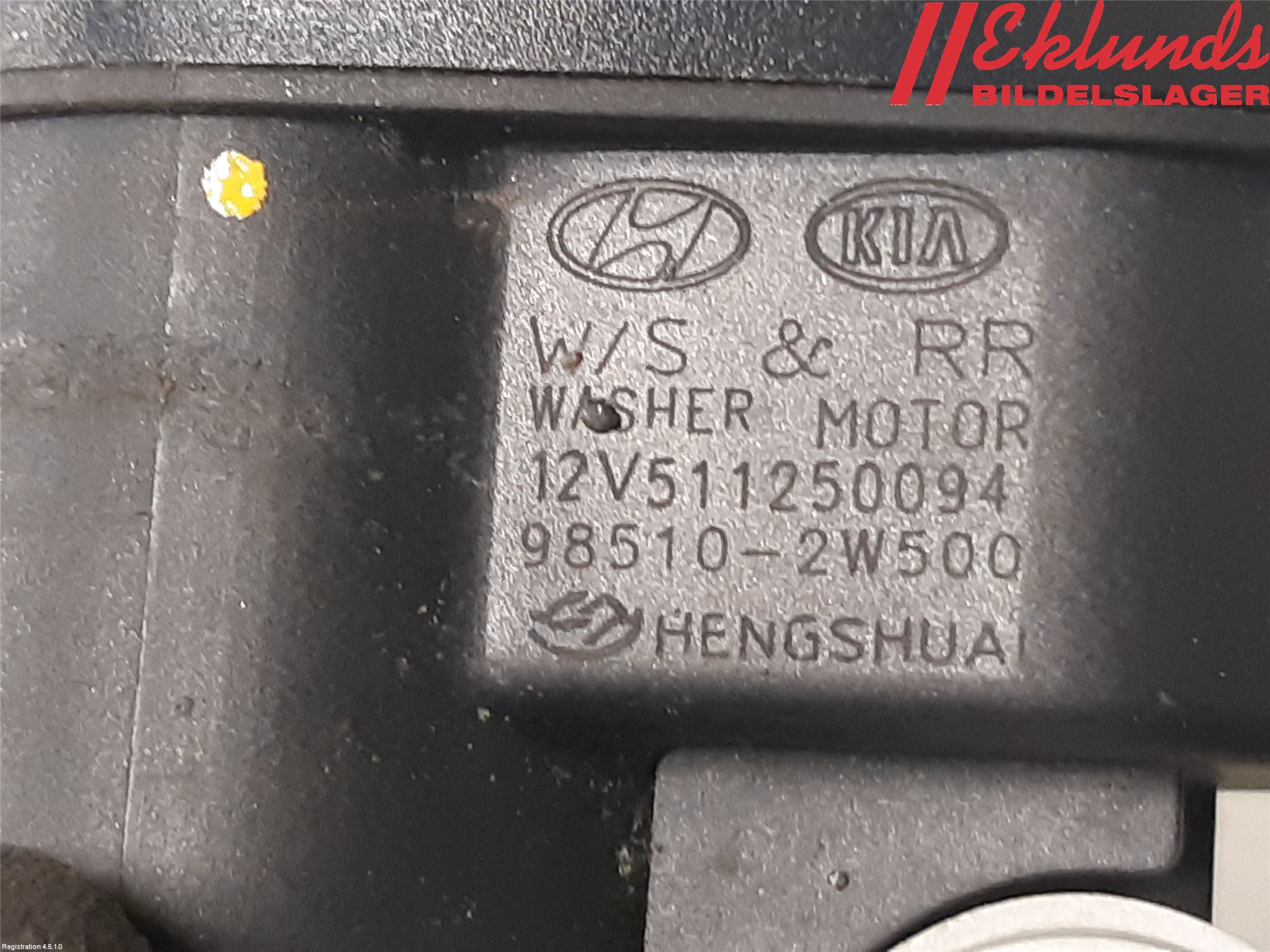 Hyundai i10 BA 14-16 Spolarpump Vindruta