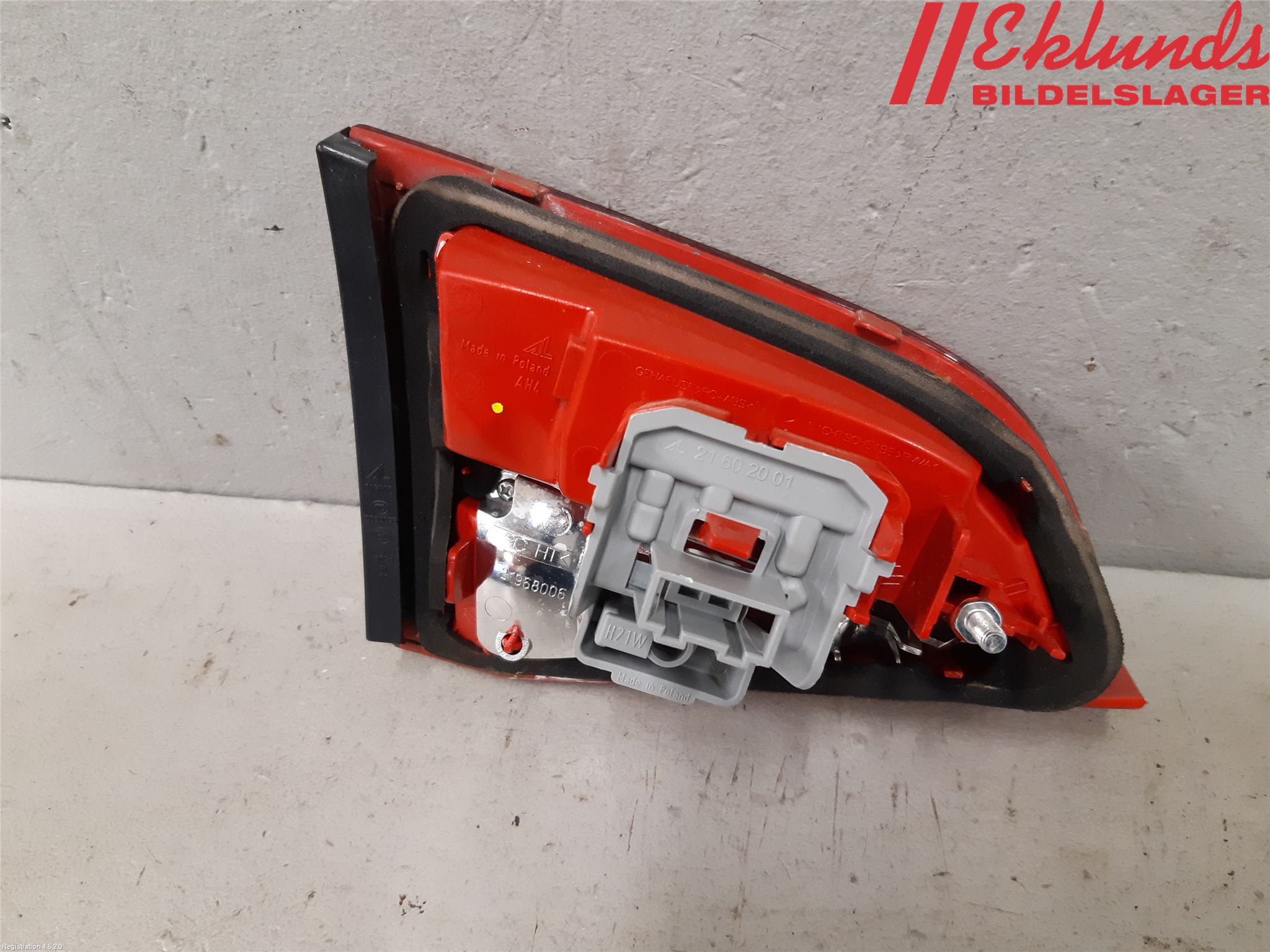 Audi A4/S4 08-11 Bakljus Lucka Hö