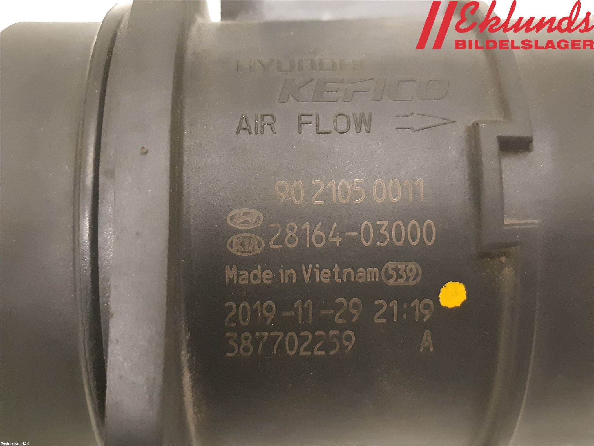 Kia CEED/CEED SW 19- Injluftmassamätare