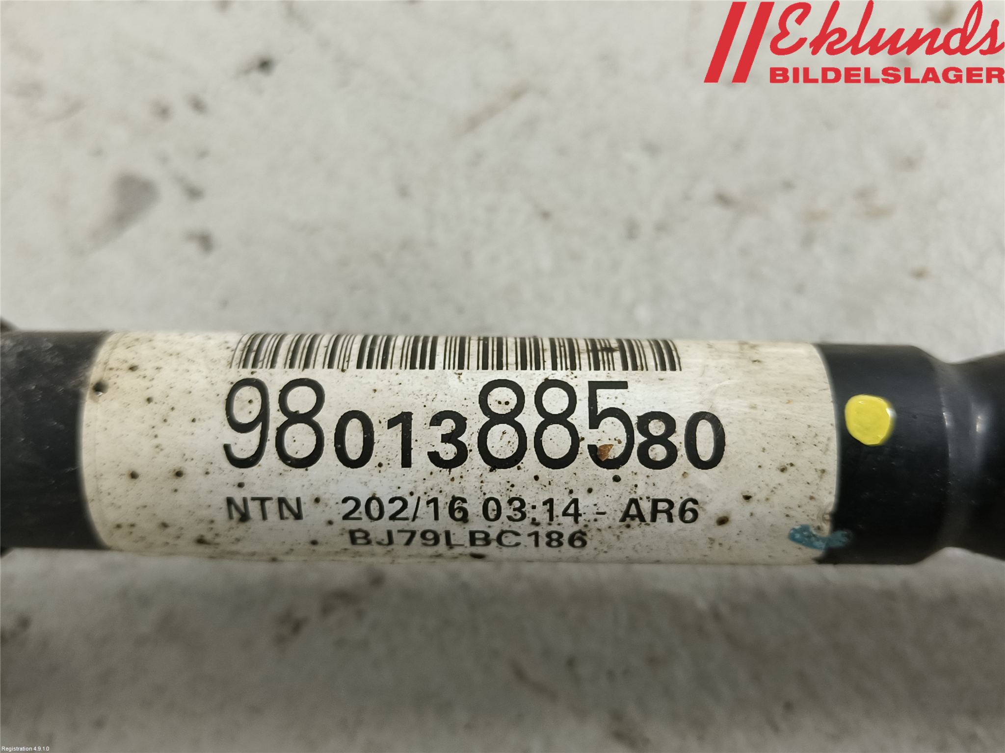 Citroen C3 10-17 Drivaxel Fram Vänster