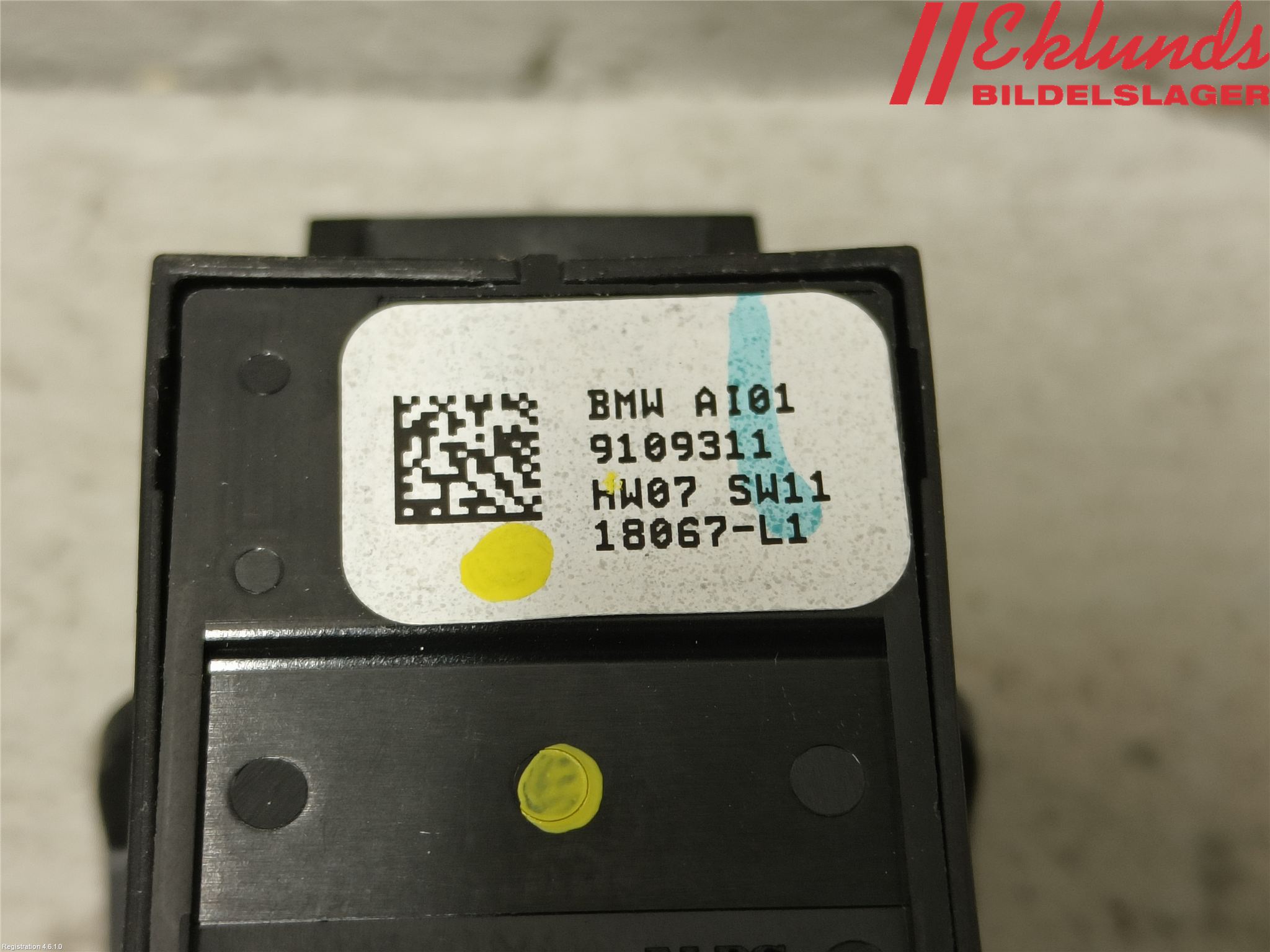 BMW 5 G30/G31/F90 17-23 Strömställare Parkeringsbroms