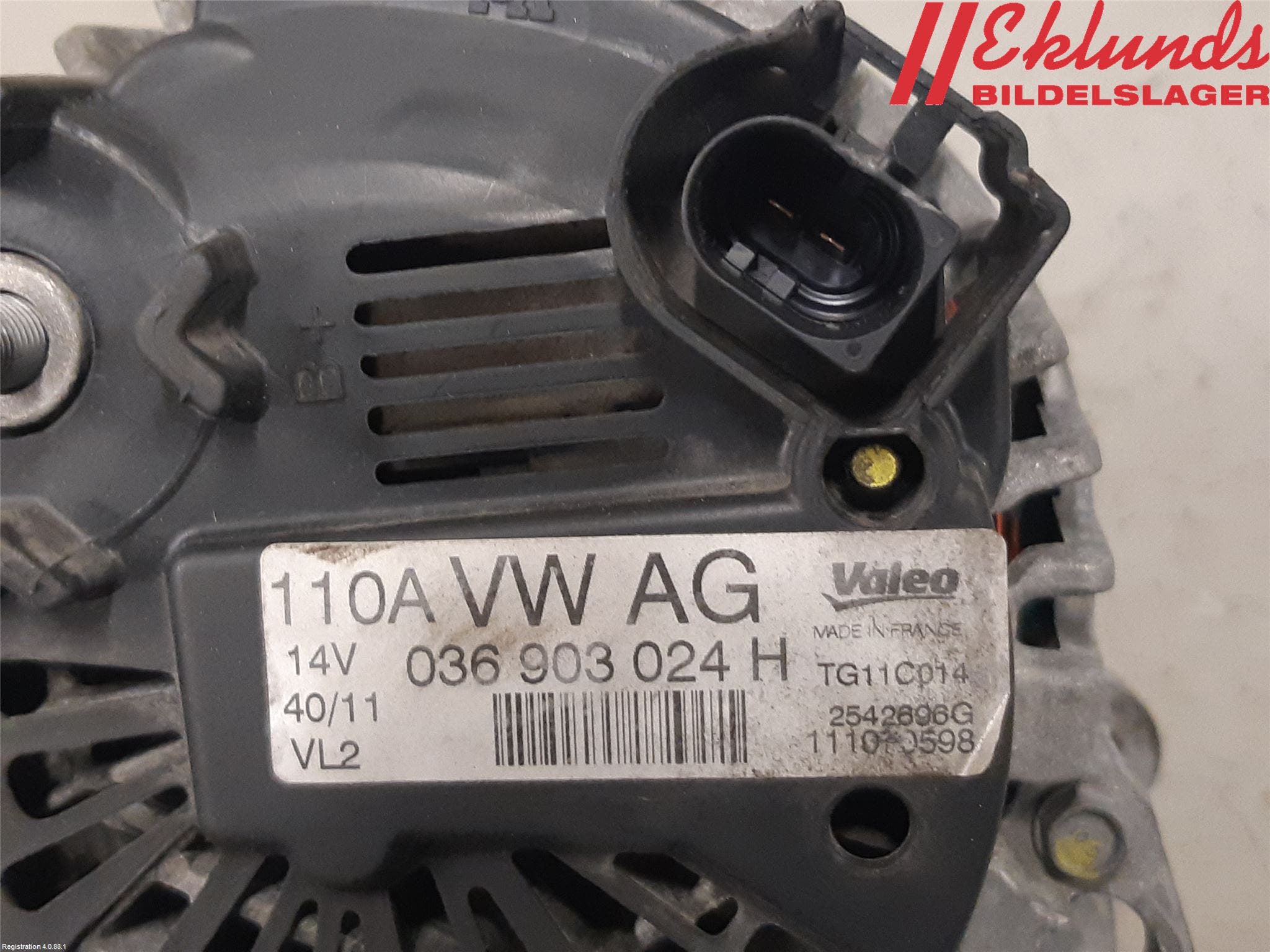 Volkswagen VW POLO 10-17 Generator