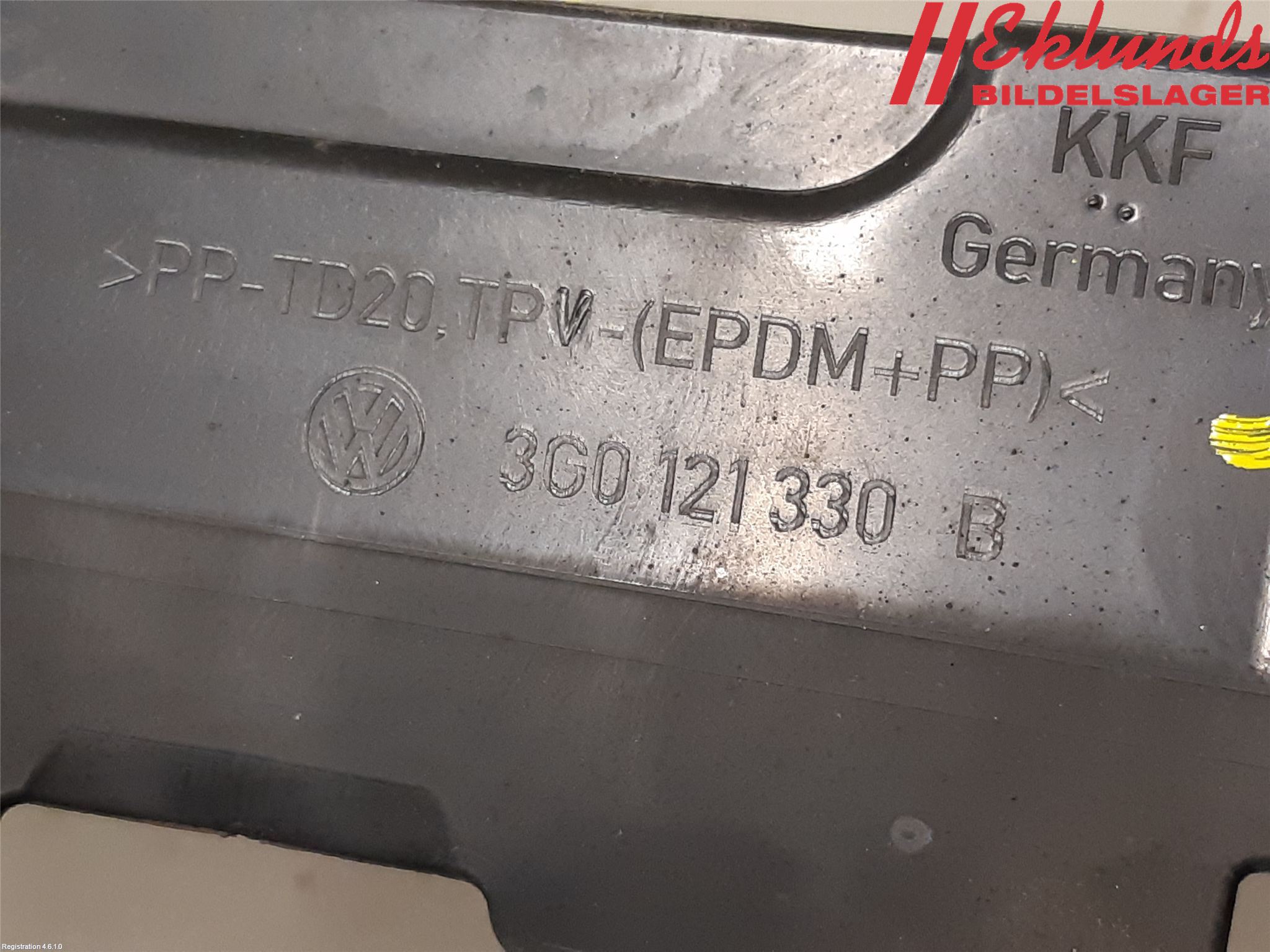 Volkswagen VW PASSAT 15-19 Deflektor Plåt-Plast Kylning