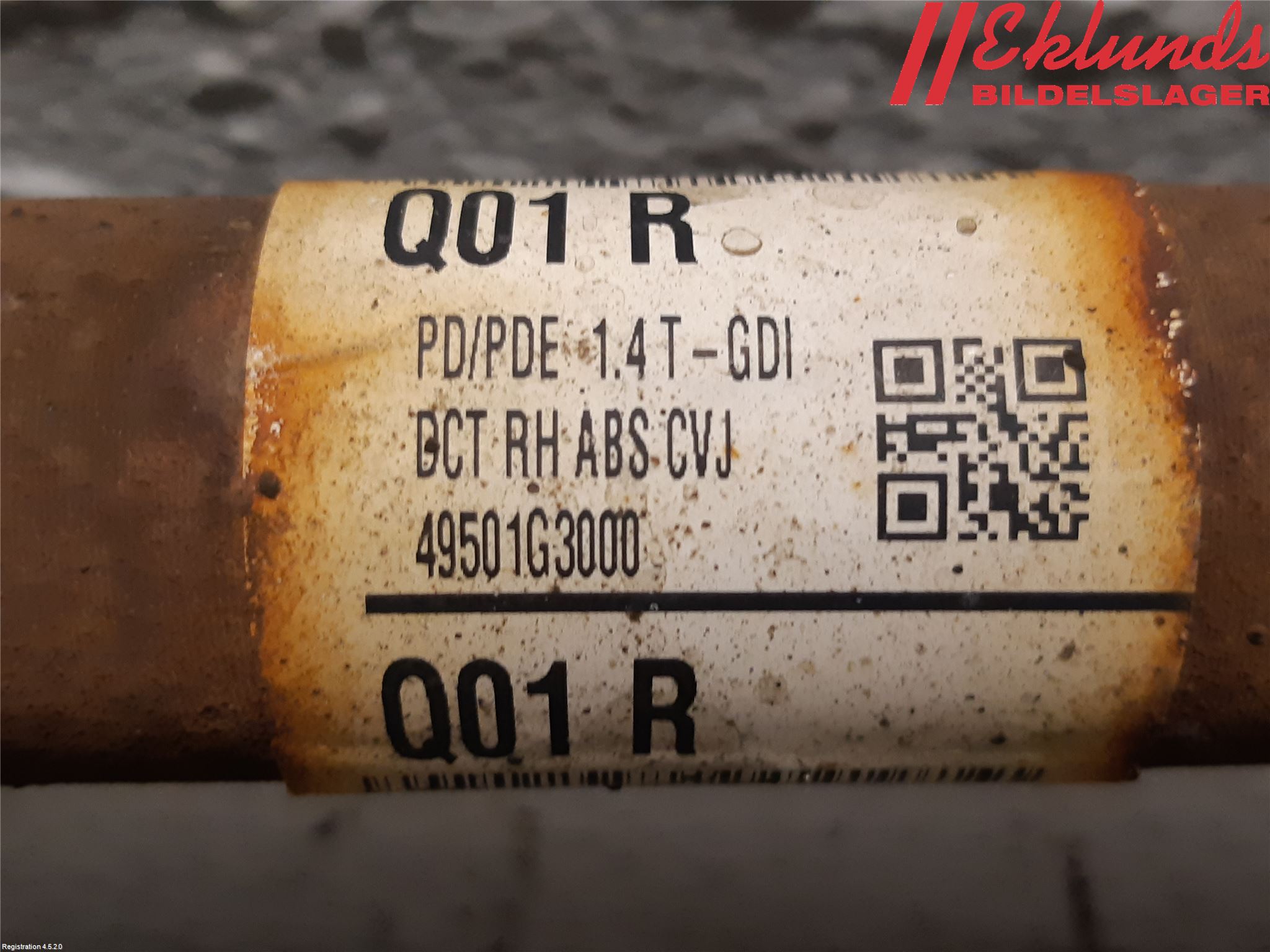 Hyundai i30 PD 17- Drivaxel Fram Höger