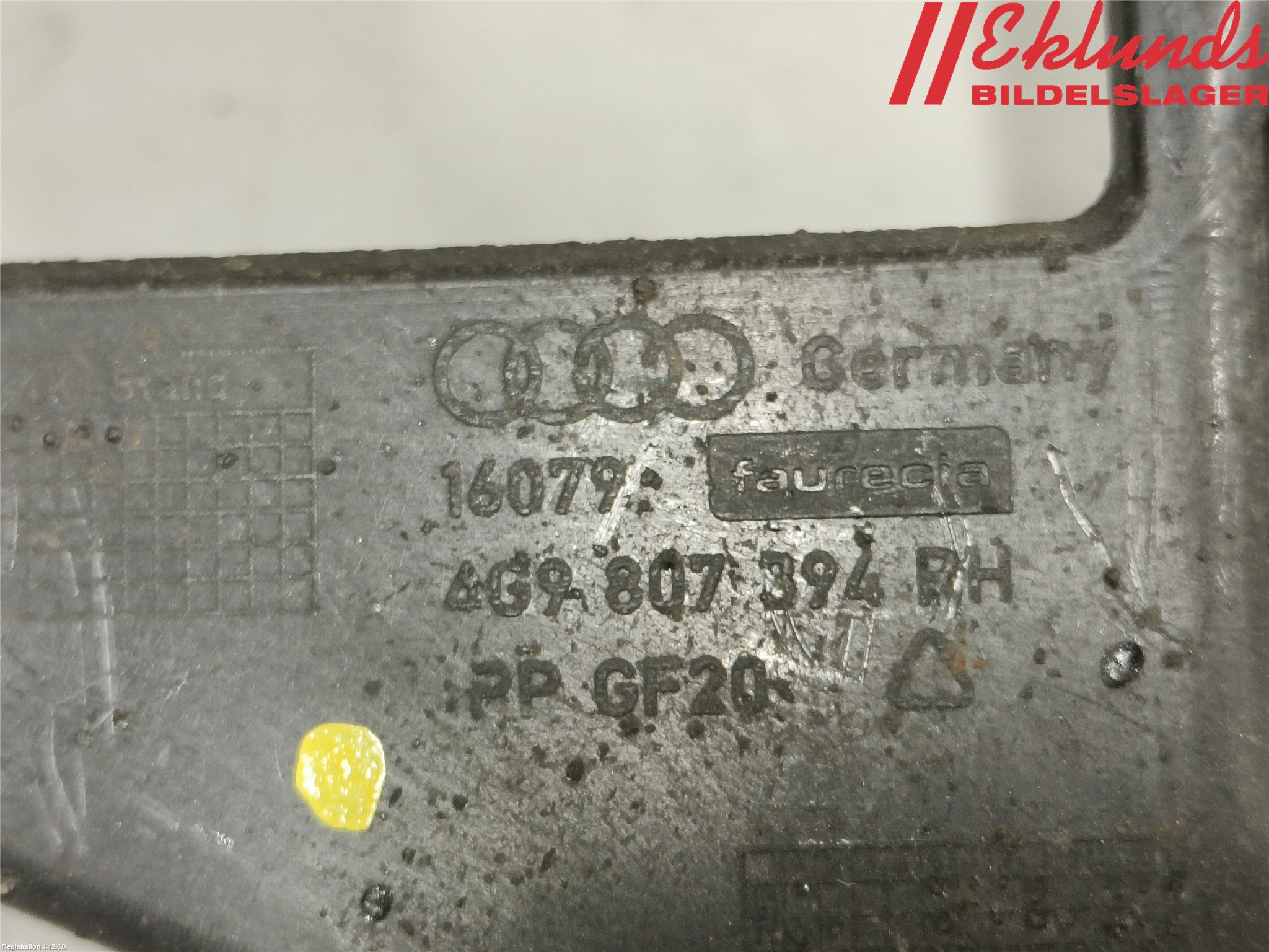 Audi A6/S6 4G 11-18 Stötfångarfäste Bak Hö