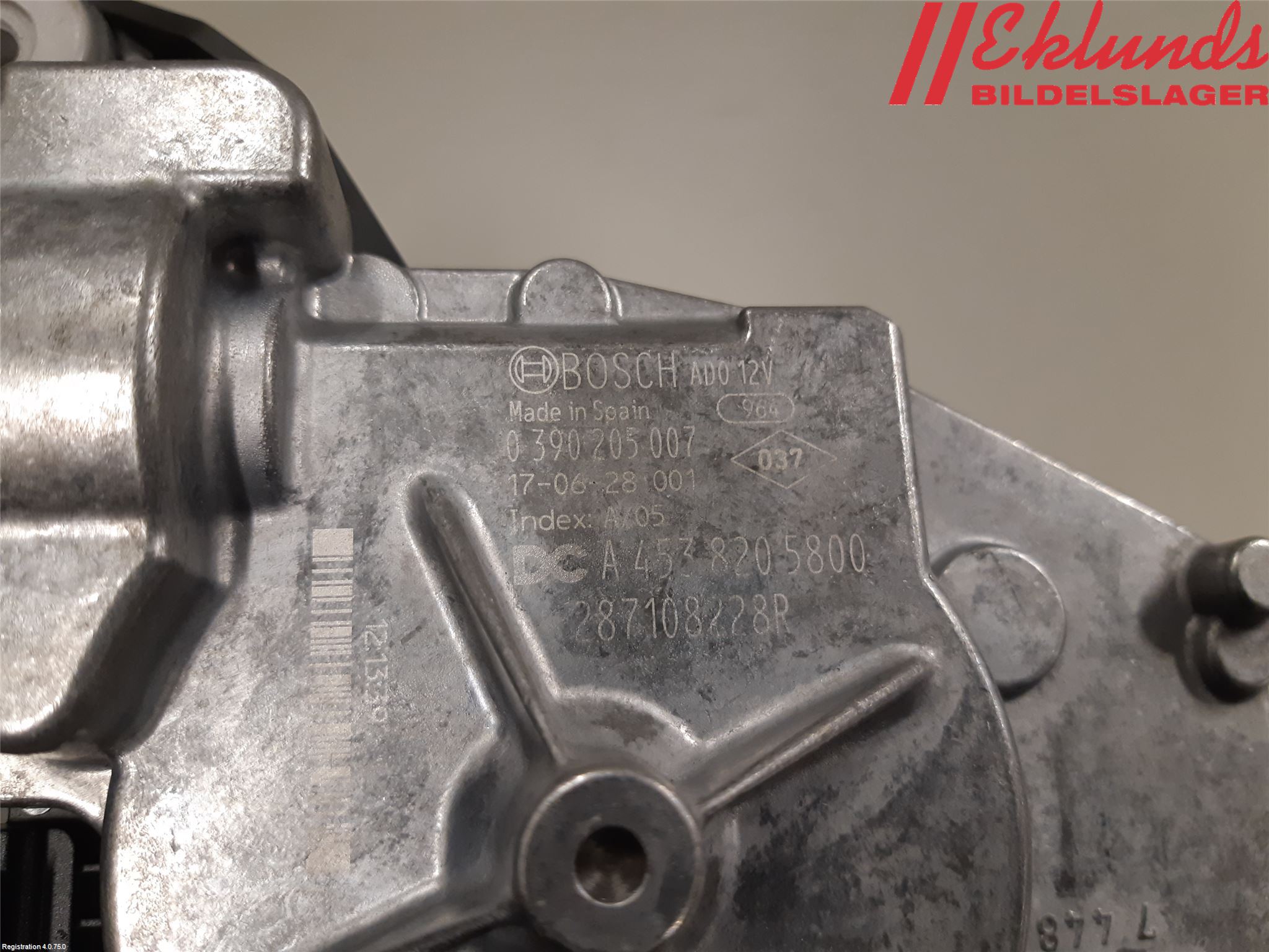 Renault KADJAR 15- Torkarmotor Baklucka