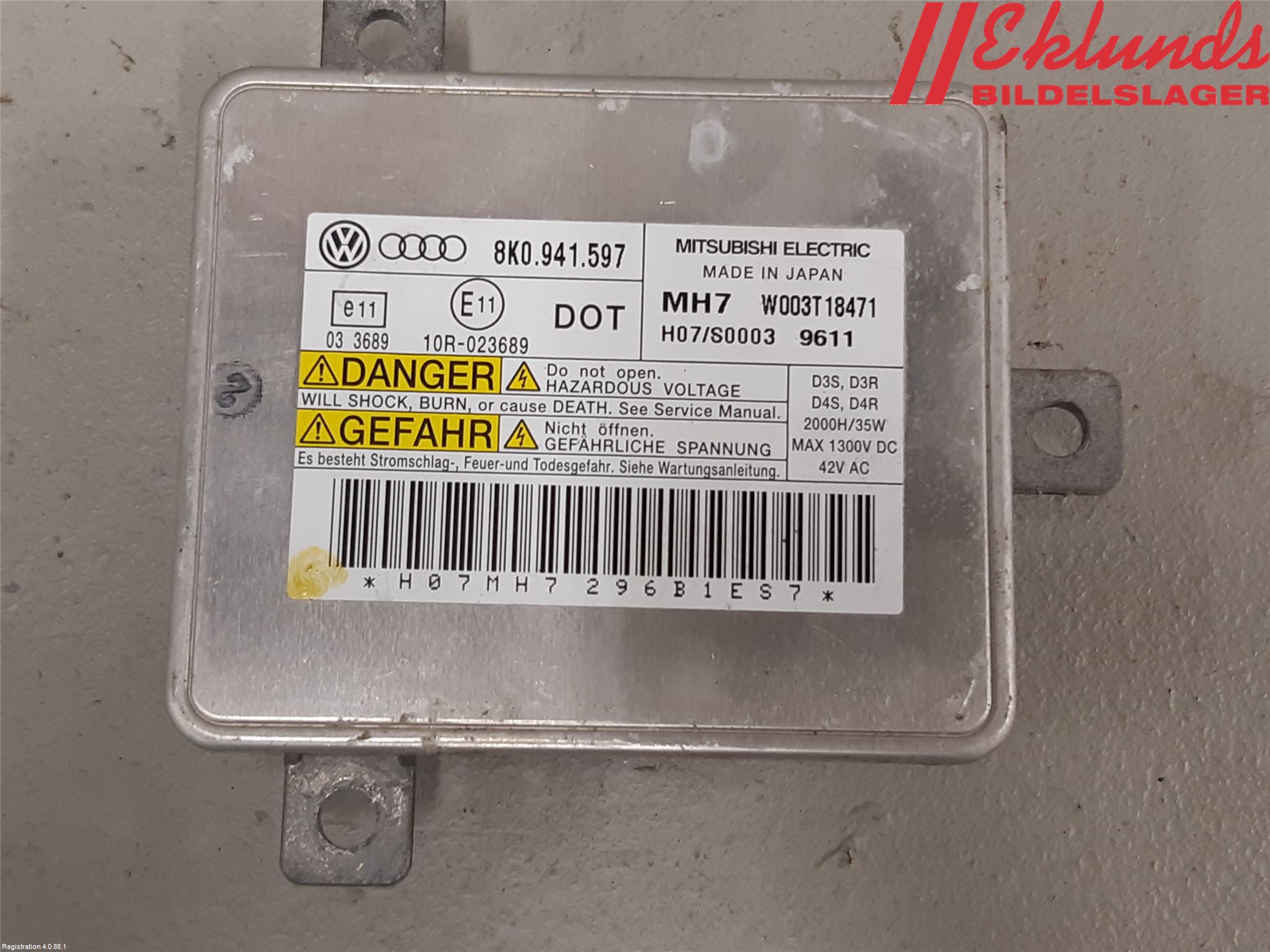 Audi A5 07-16 Styrenhet Strålkastare