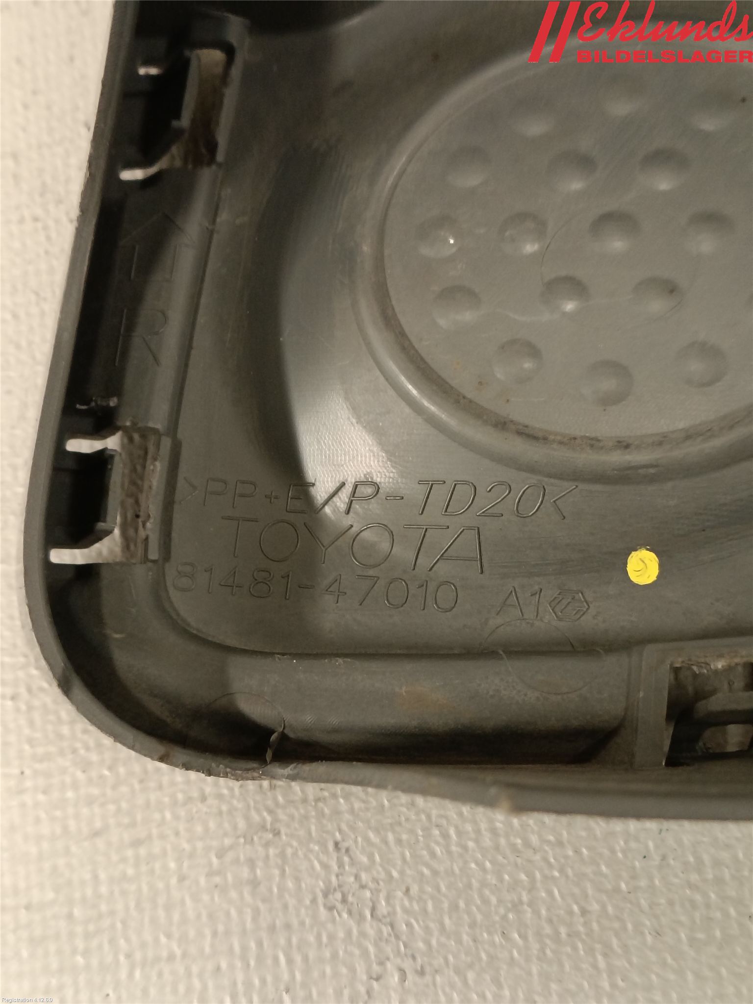 Toyota PRIUS ZVW30 09-20 Dimljussarg Fram