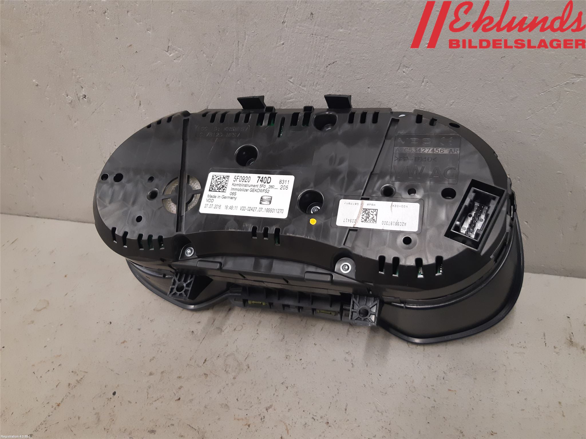 Seat ATECA 16->> Instrument Komb