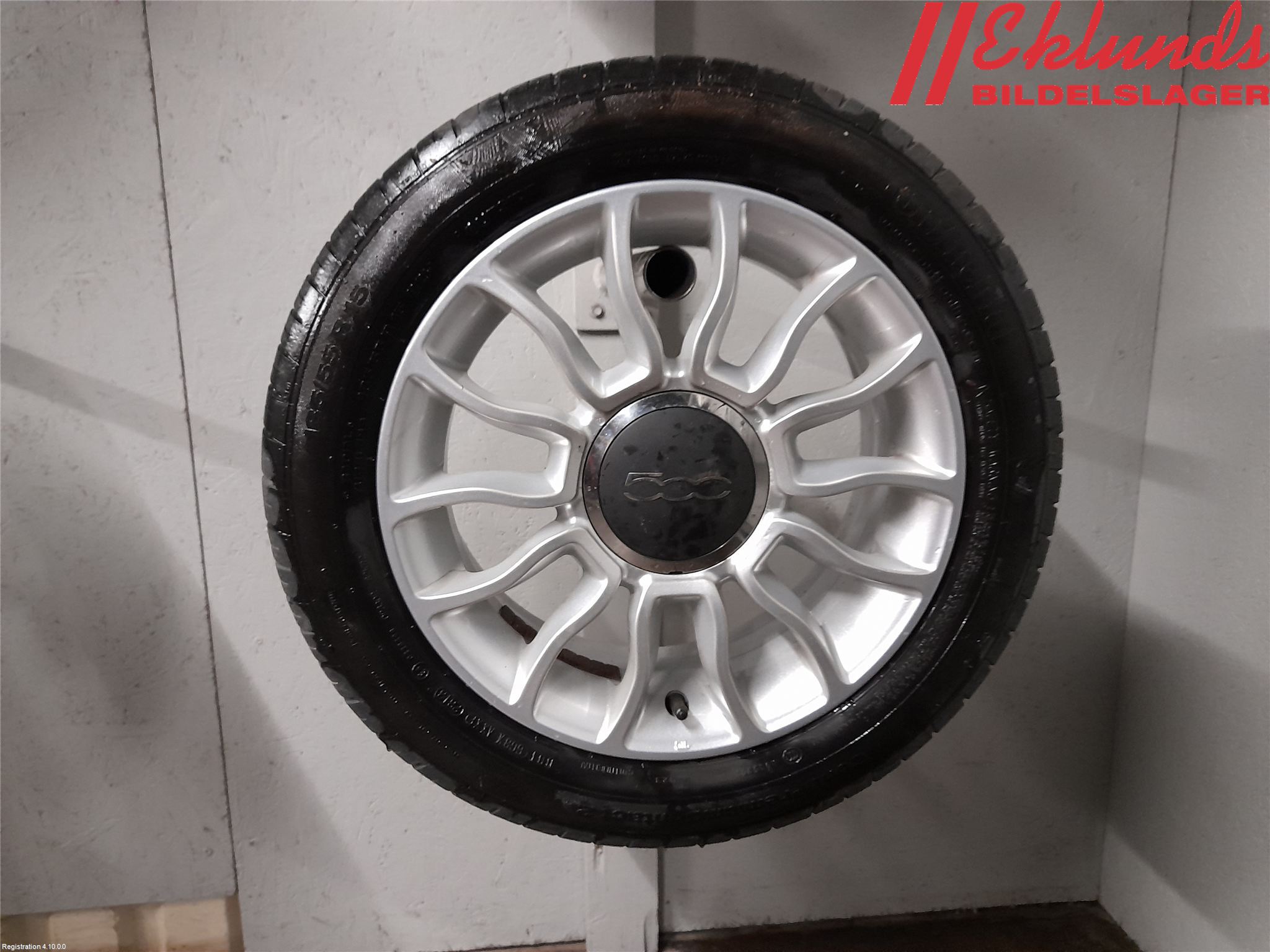 Fiat 500 07- Sommardäck Alumfälg 4St