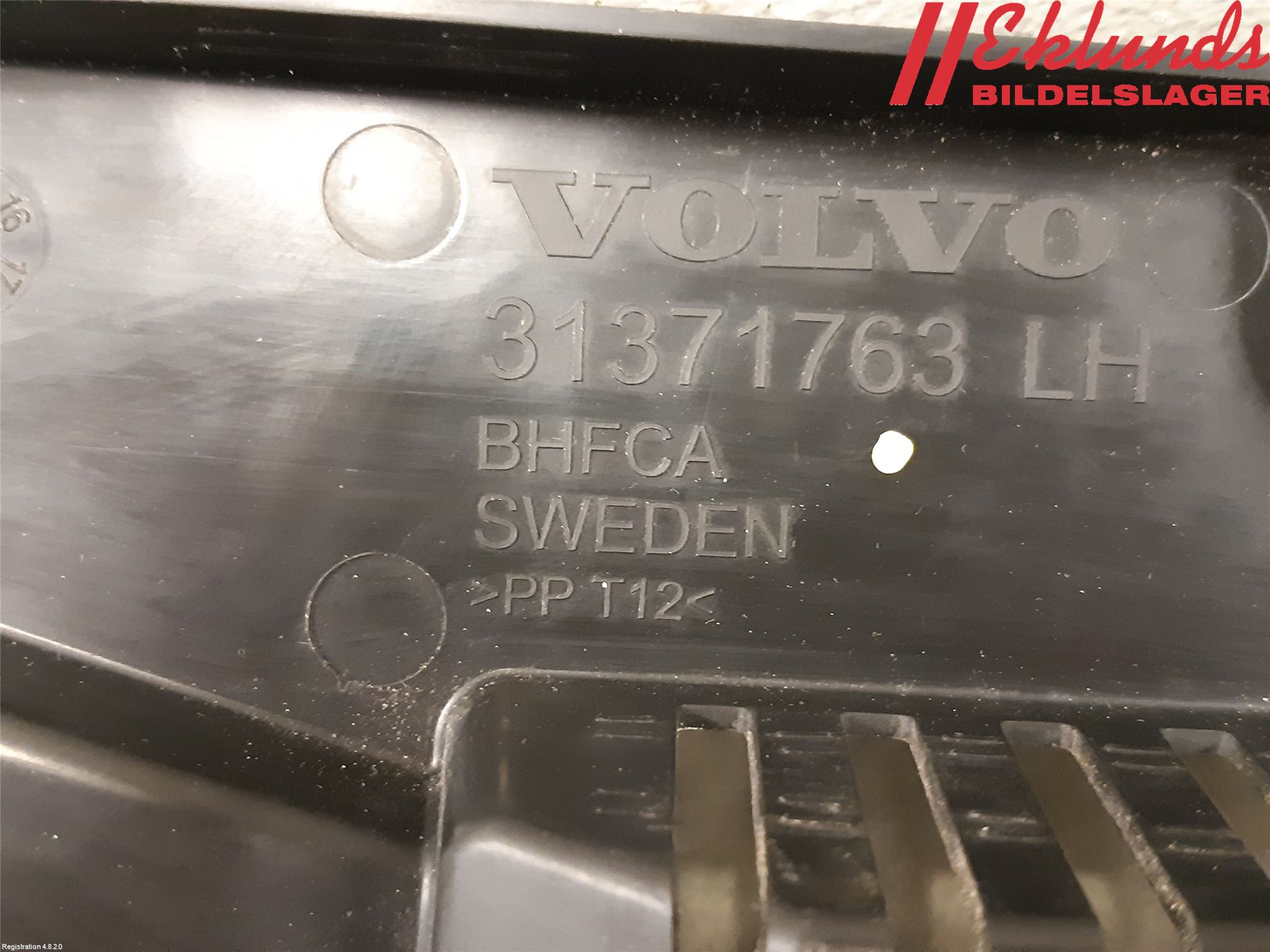 Volvo XC90/RECHARGE 16- Täckplast Front