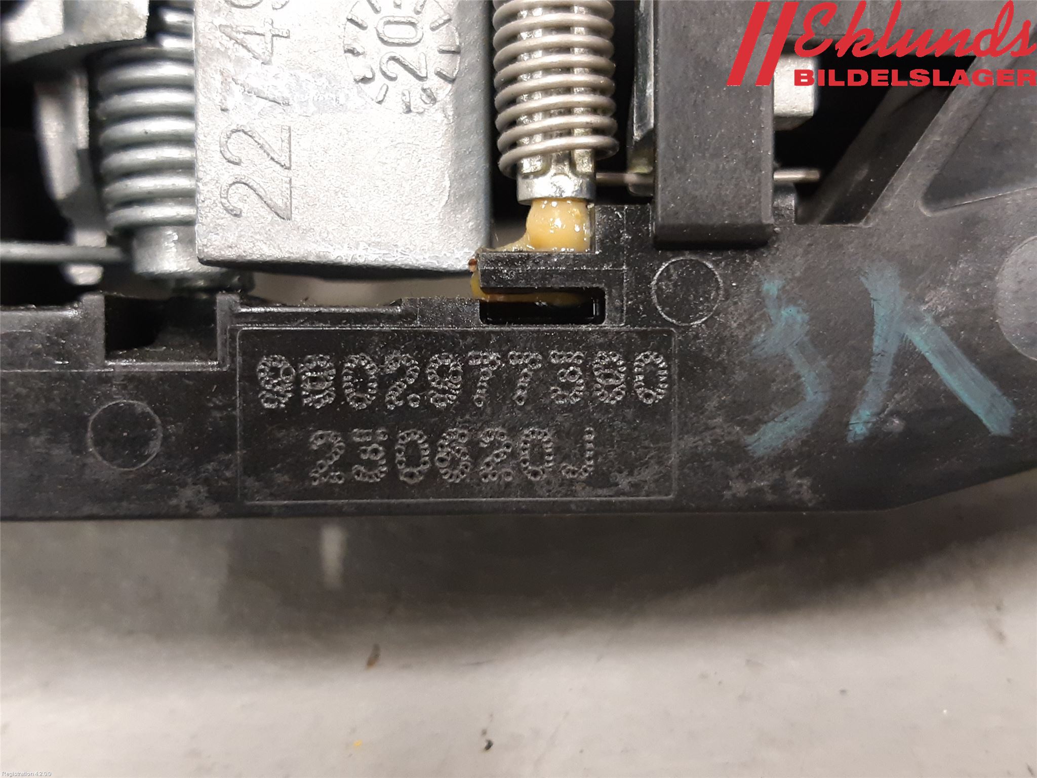 Peugeot PARTNER/E-PARTNER 19- Dörrhandtag Yttre Vä