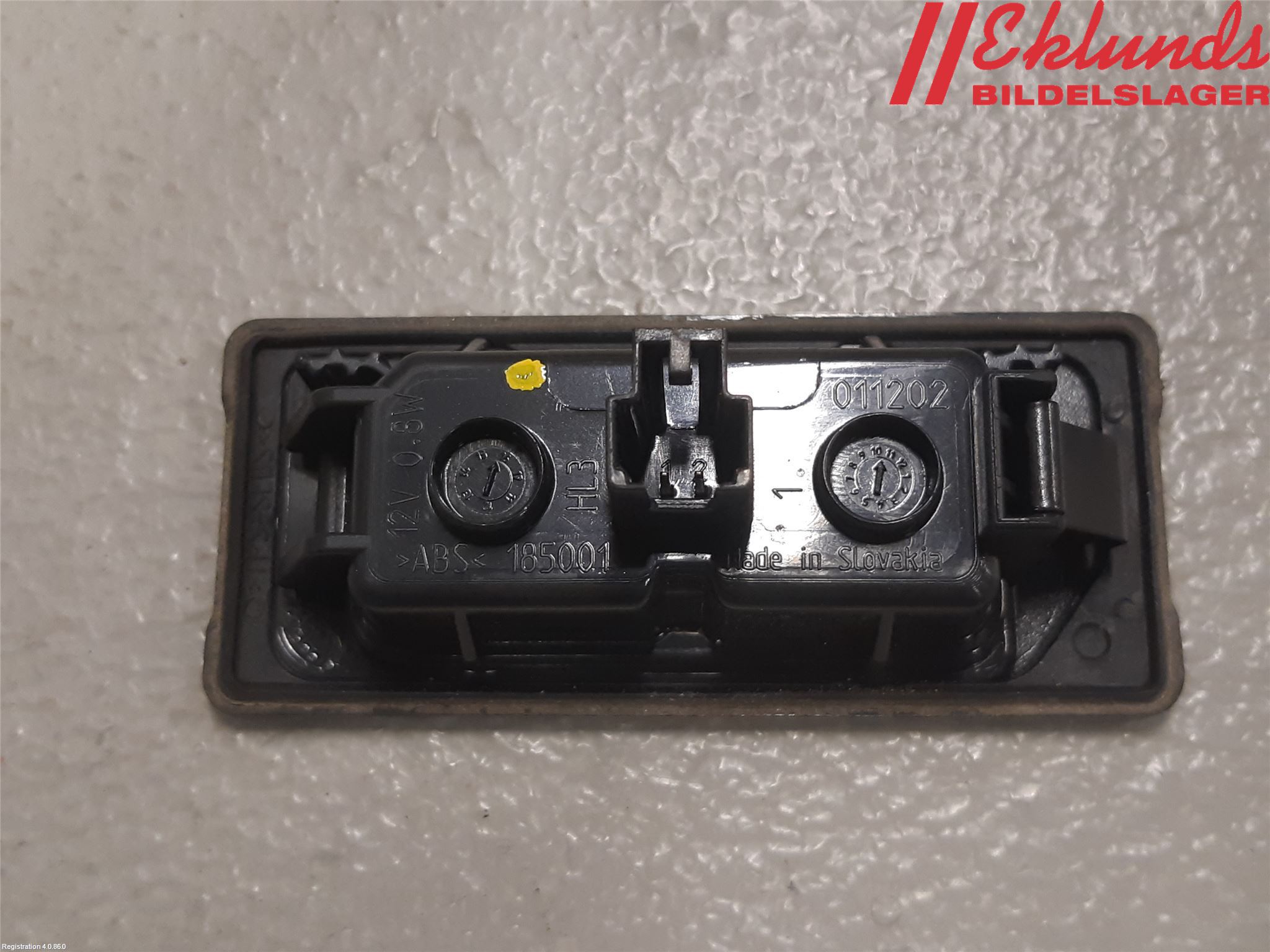 Skoda SUPERB 16-24 Skylt Belysning