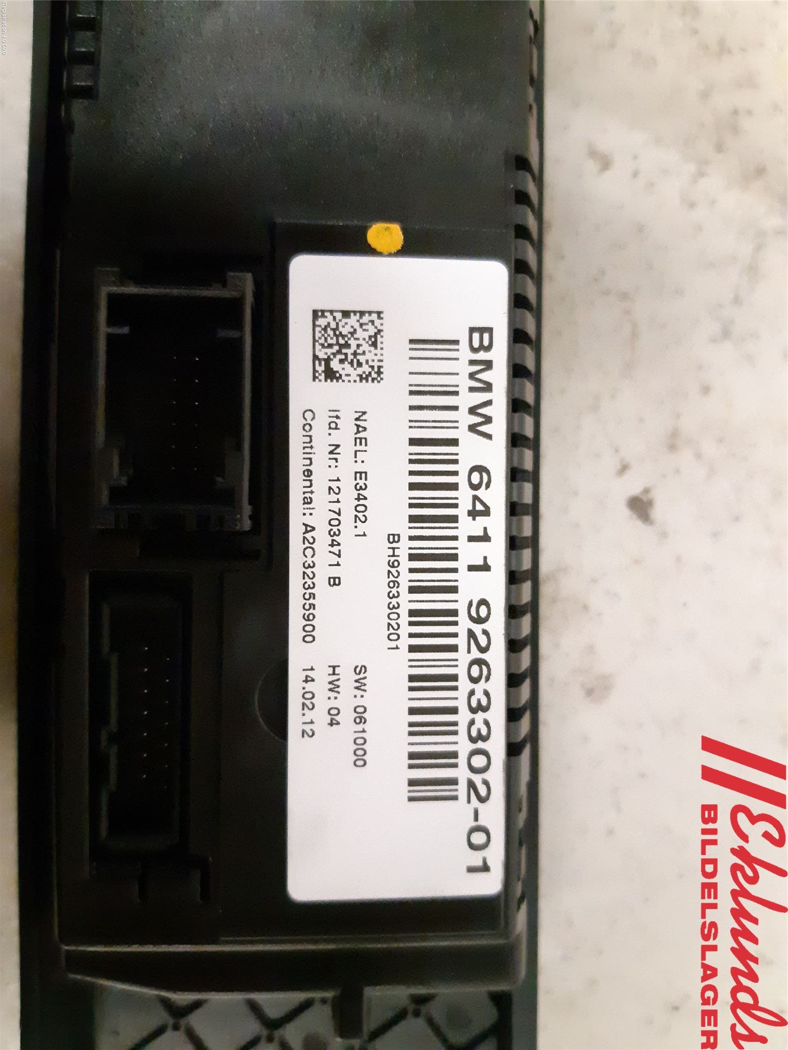 BMW 3 E90/91 SED/TOU 05-12 Ac Styrenhet Ac Manöveren