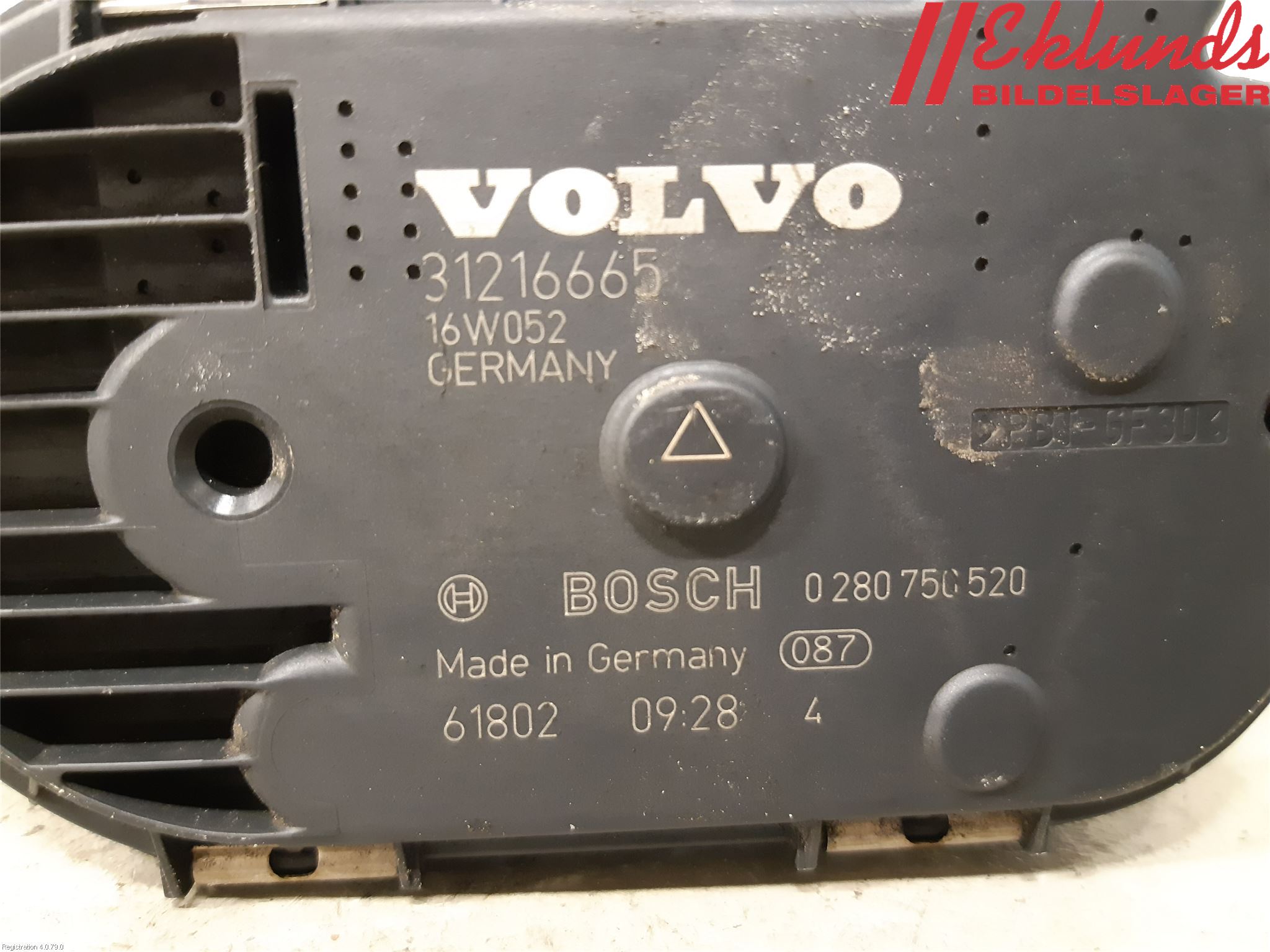 Volvo XC60 14-17 Injspjällhus