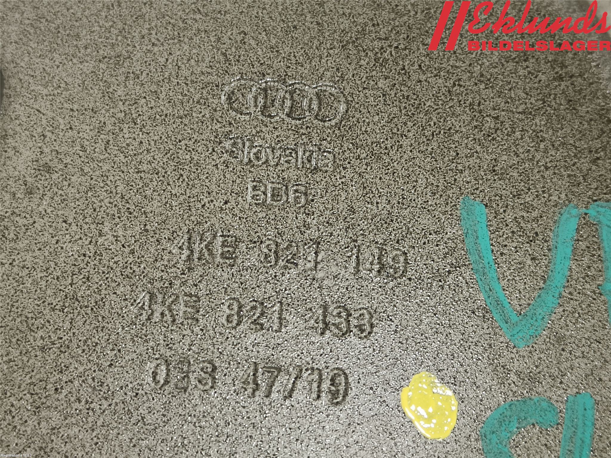 Audi E-TRON, S GE 19- Skärmfäste Fram Vä