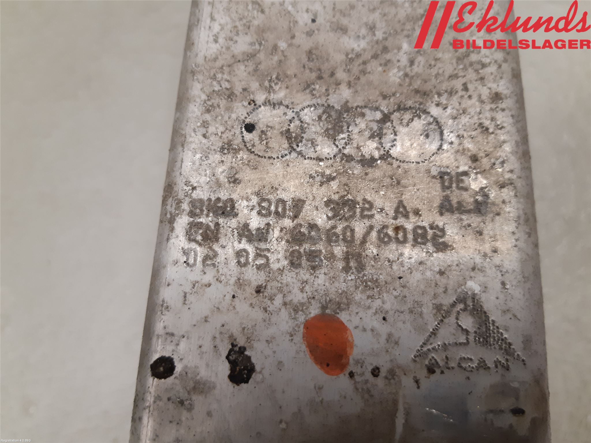 Audi A4/S4 08-11 Stötfångarbärjärn Bak