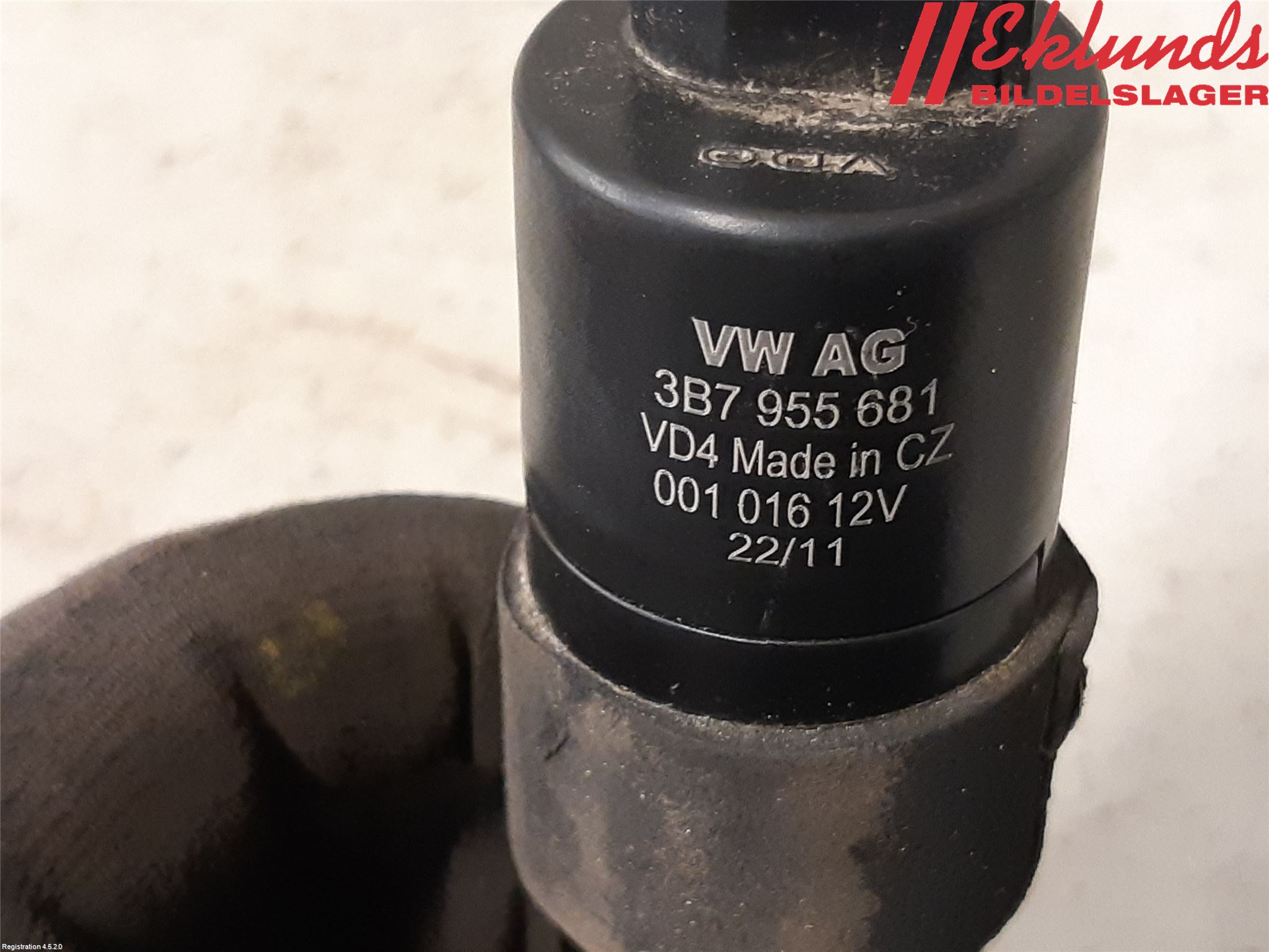 Audi A4/S4 08-11 Spolarpump Högtryck