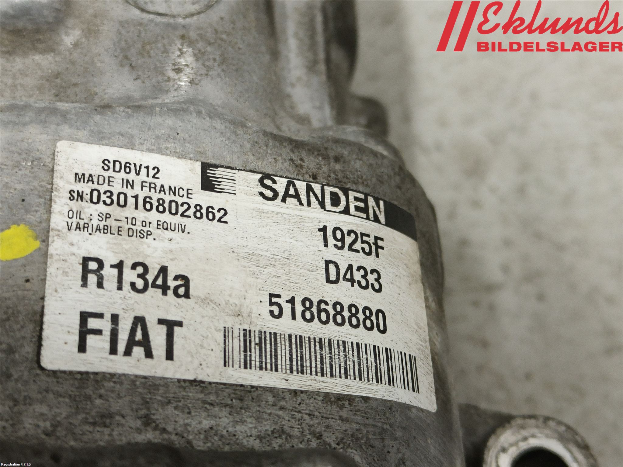 Opel COMBO D 12-18 Ac Kompressor