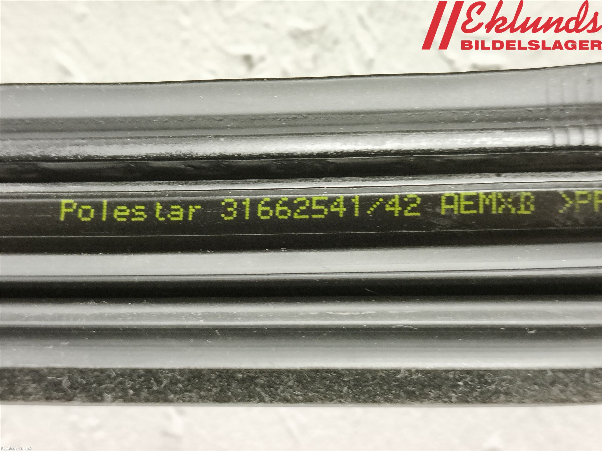 Polestar 2 20- Dörr Dekorlist Fram Hö