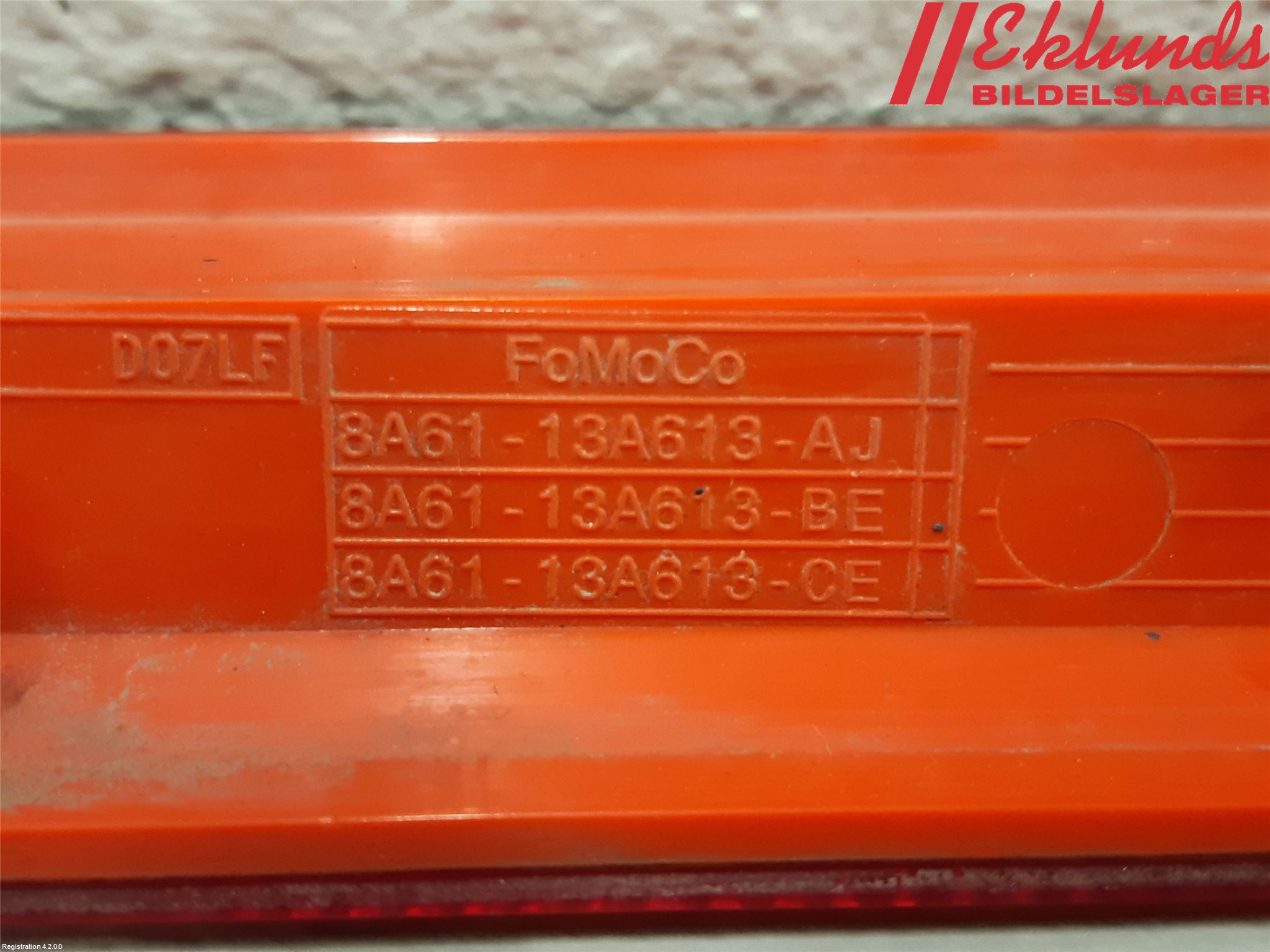 Ford FOCUS 15-18 Bromsljus Bakruta