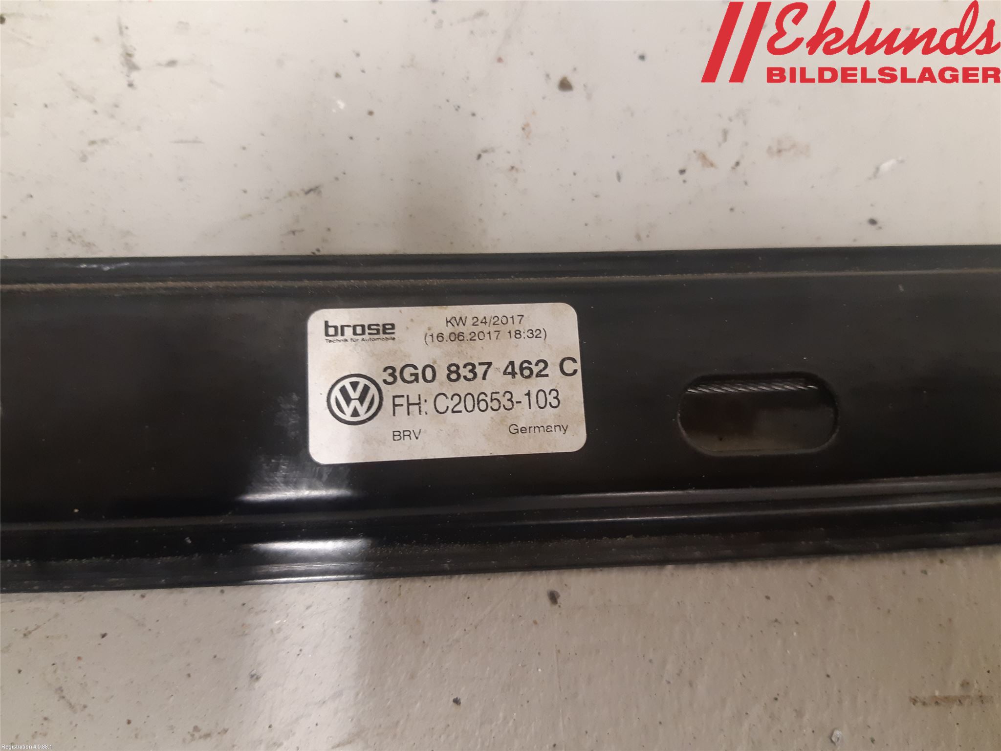 Volkswagen VW PASSAT 15-19 Fönsterhiss El Kompl