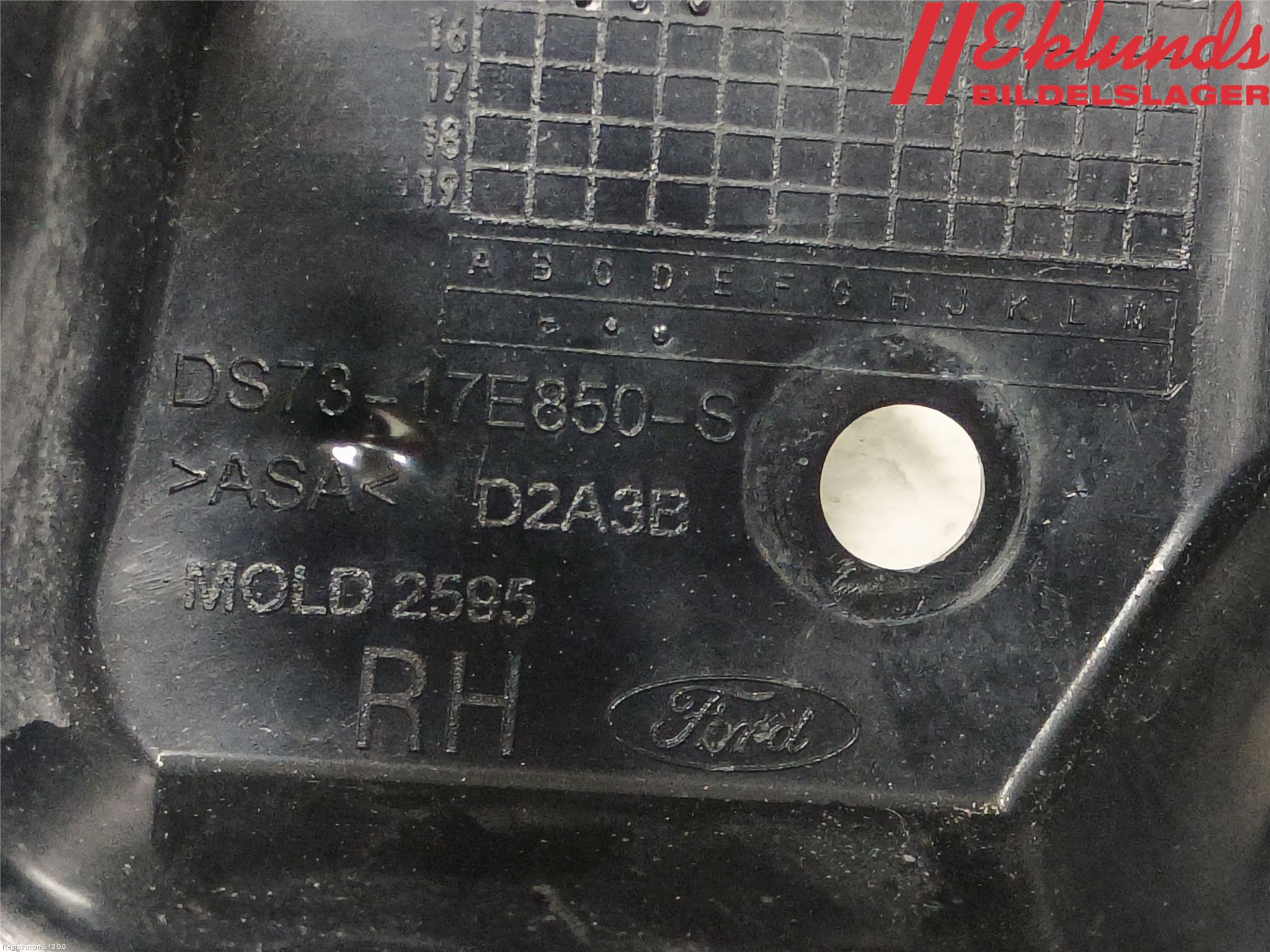Ford MONDEO 15-22 Stötfångarfäste Bak Hö