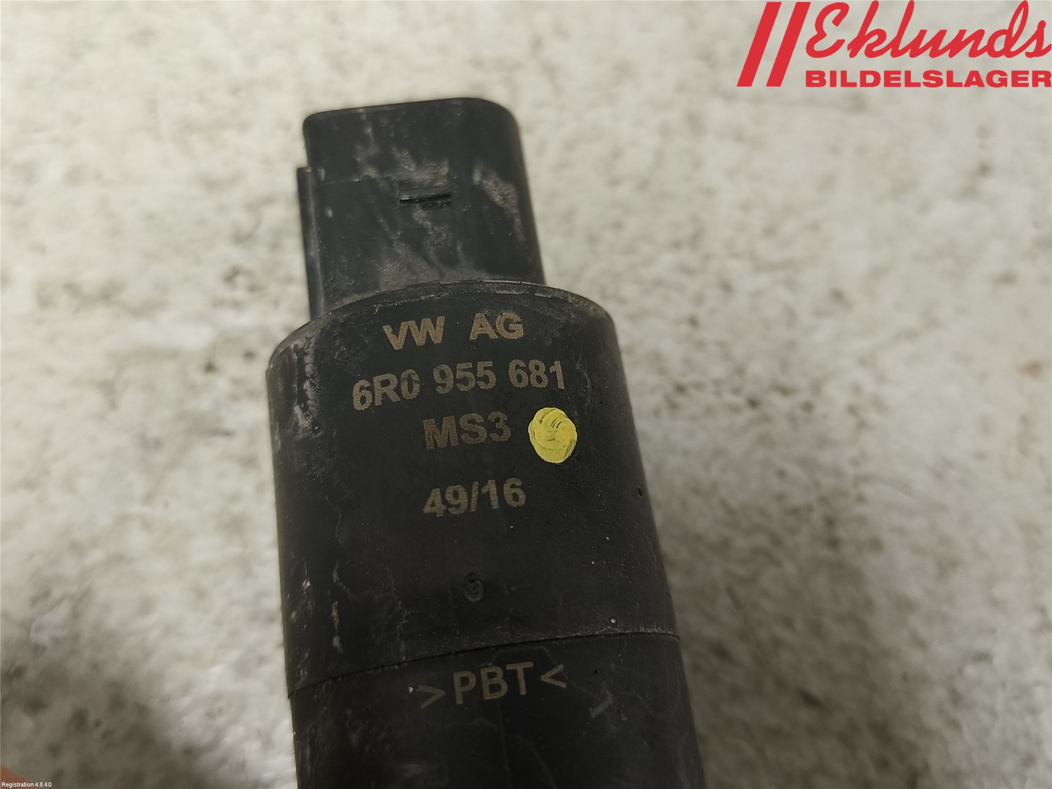 Volkswagen VW GOLF / E-GOLF VII 13-20 Spolarpump Högtryck