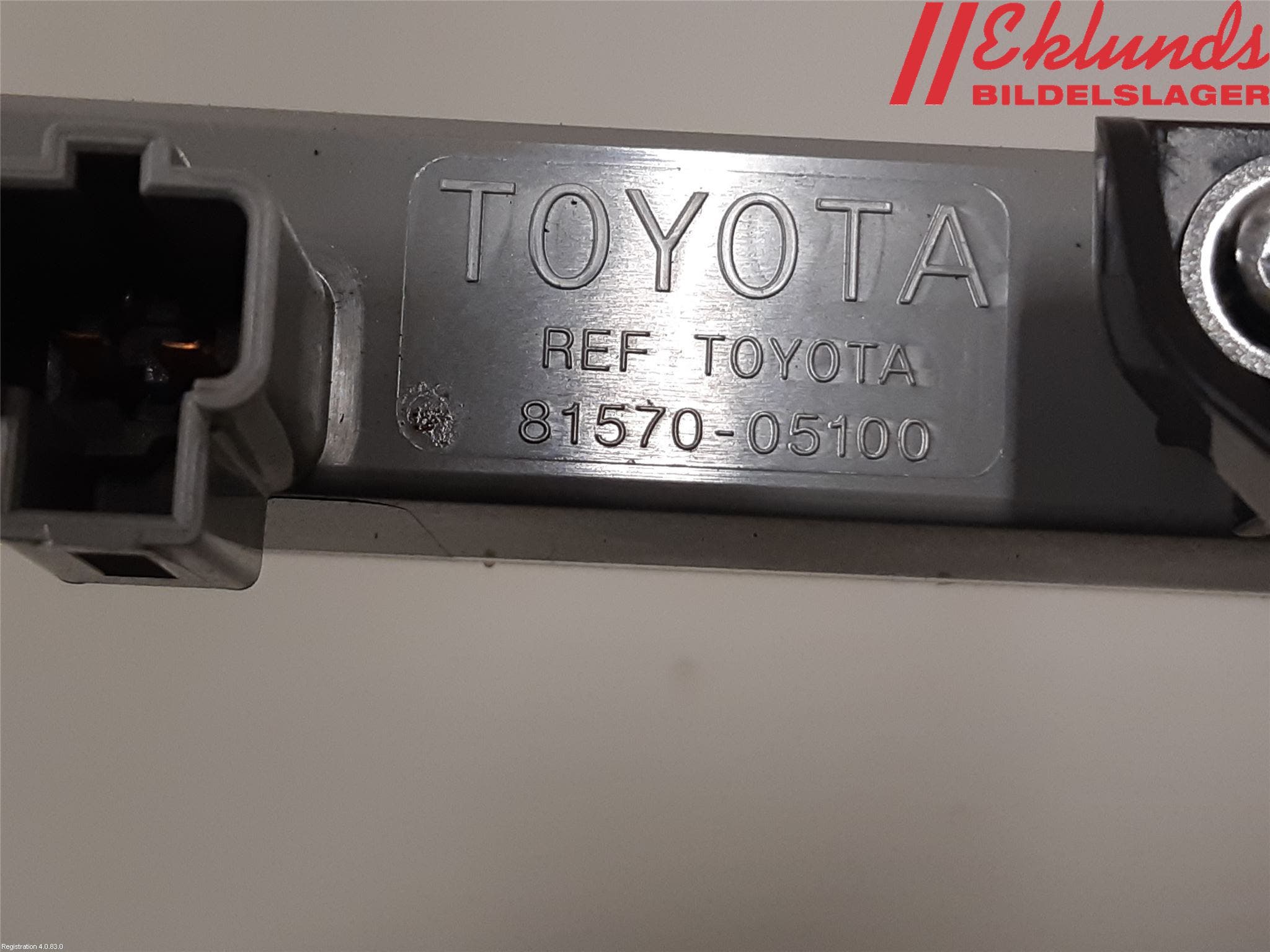 Toyota AURIS 13-19 Bromsljus Bakruta