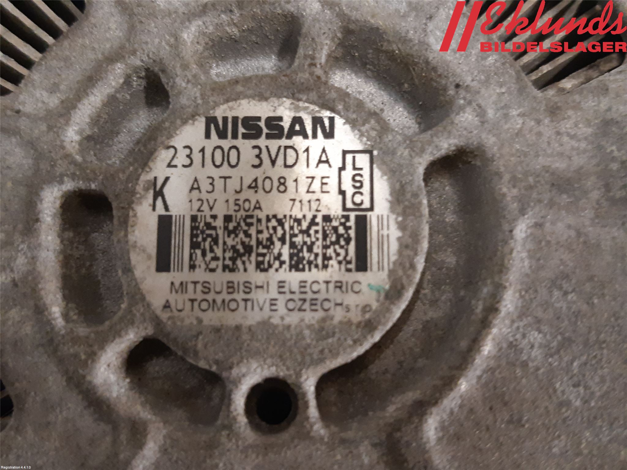 Nissan NV200/NV200 COMBI Generator