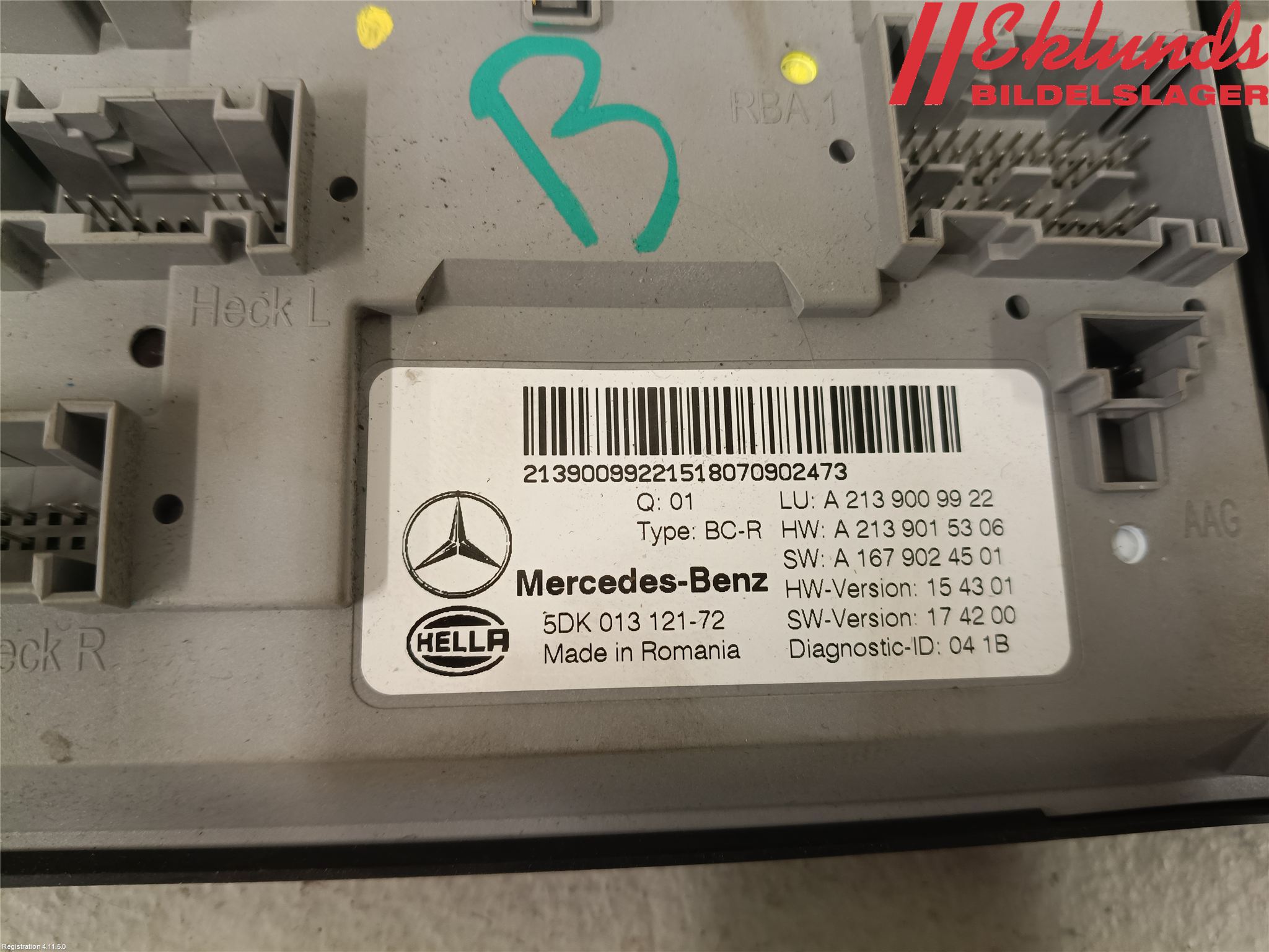 Mercedes-Benz MB E-KLASS (W213) 16-23 Komfort Styrdon