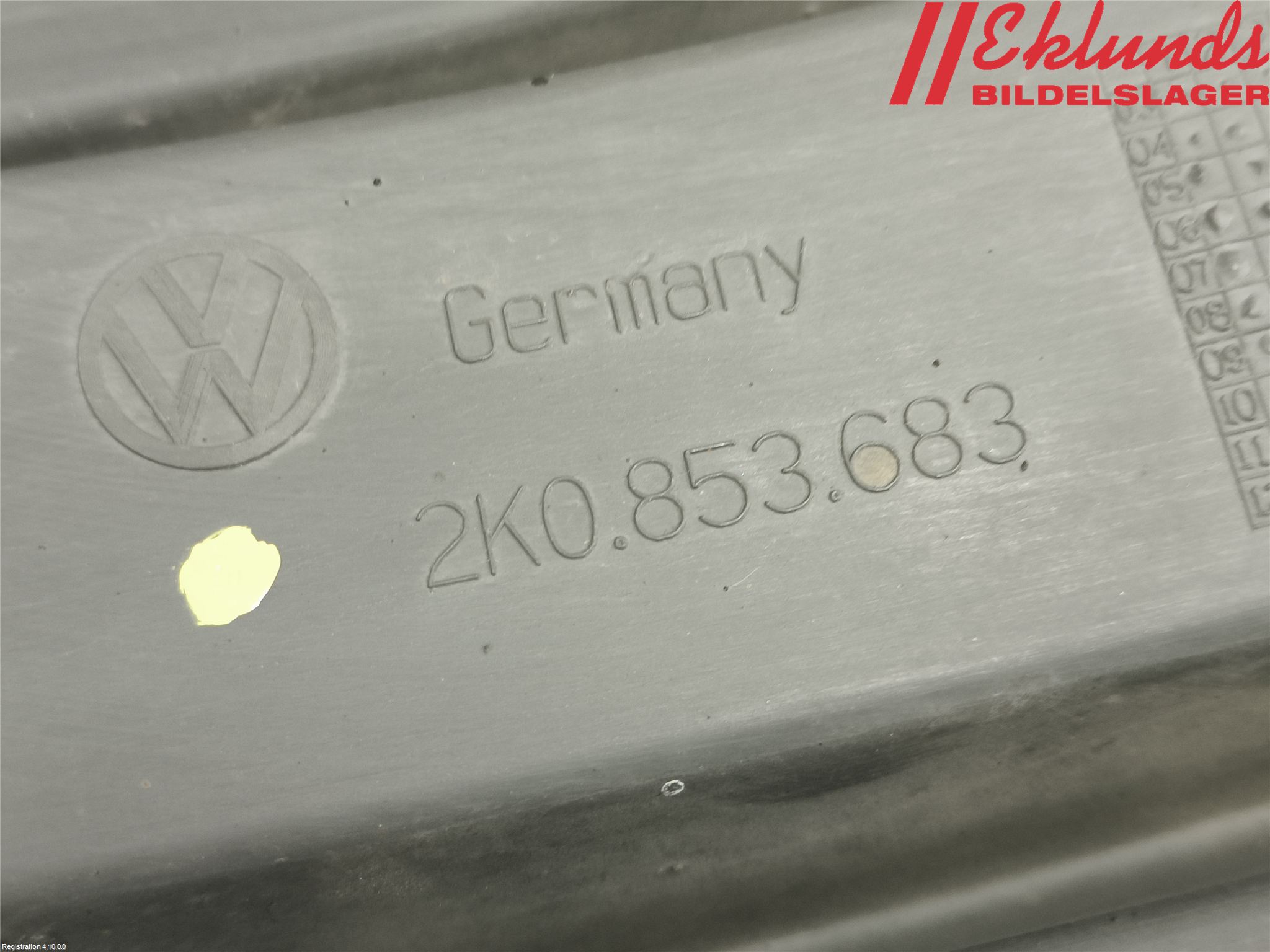 Volkswagen VW CADDY      04-10 Stötfångardel Fram Vä