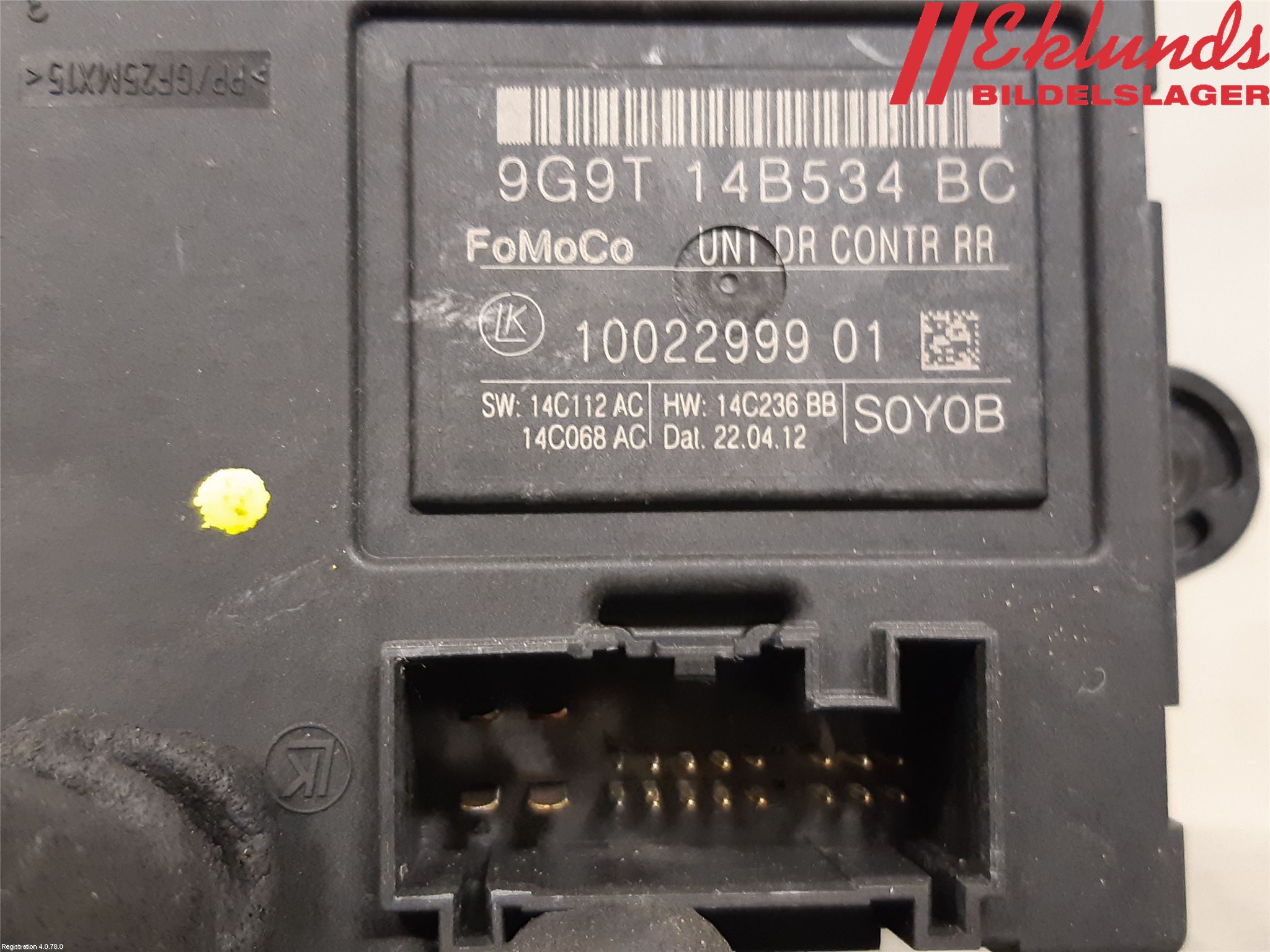 Volvo V70 08-13 Styrenhet Dörr