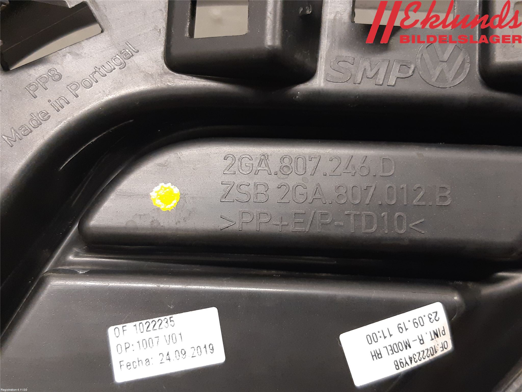 Volkswagen VW T-ROC 18- Stöt Utfyllnad-List-Grill