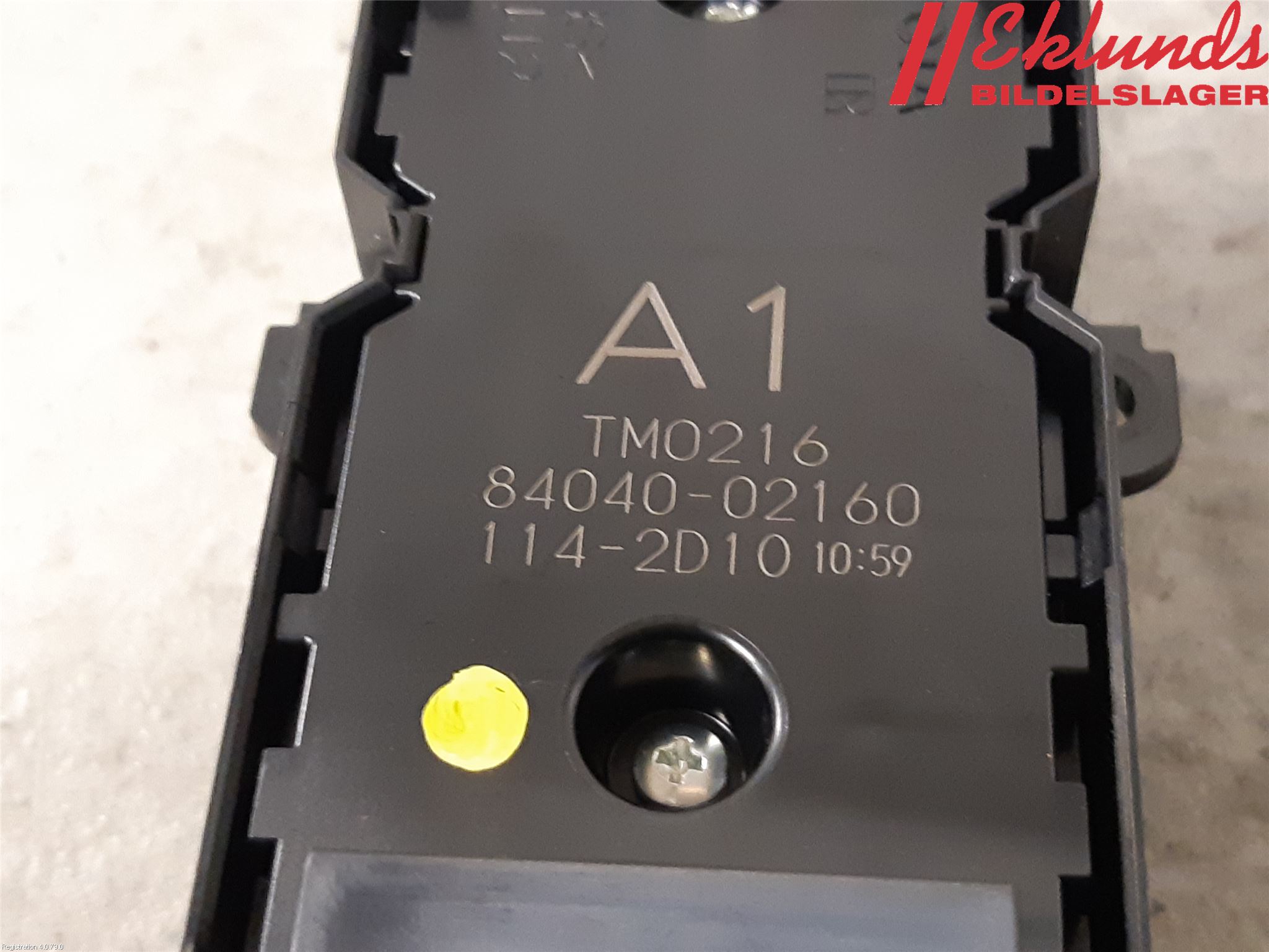 Toyota COROLLA 19- Strömställare Elhiss