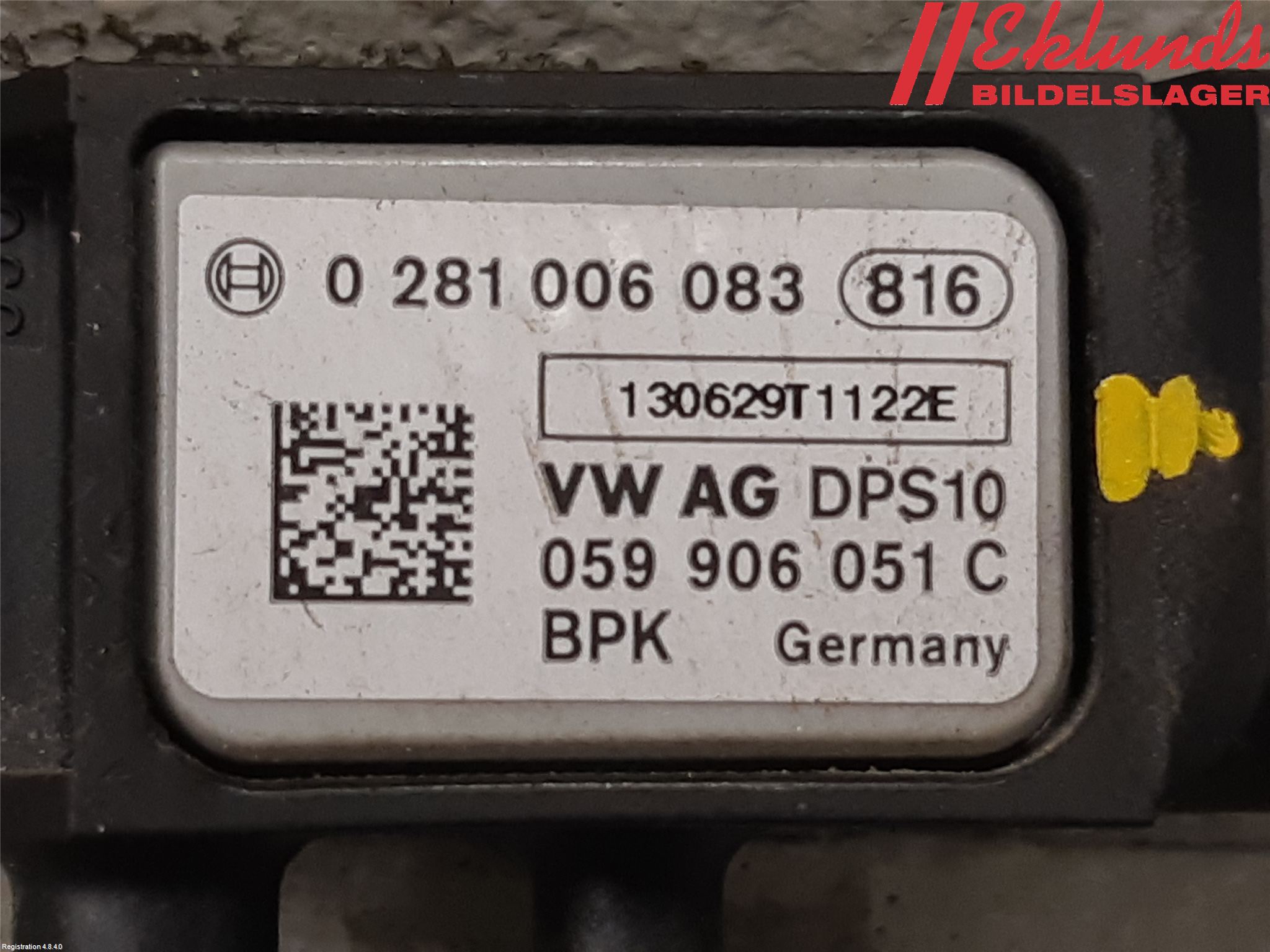 Audi A6/S6 4G 11-18 Givare Temp-Tryck Avgas