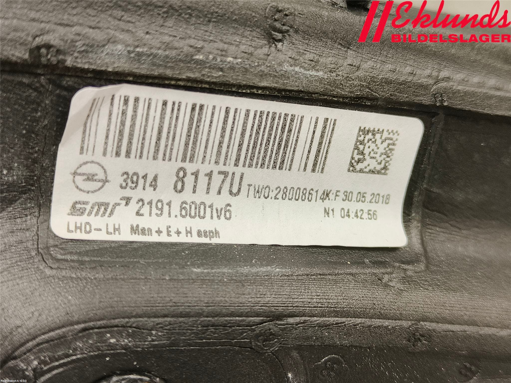 Opel INSIGNIA 17- Spegel Yttre El Vä