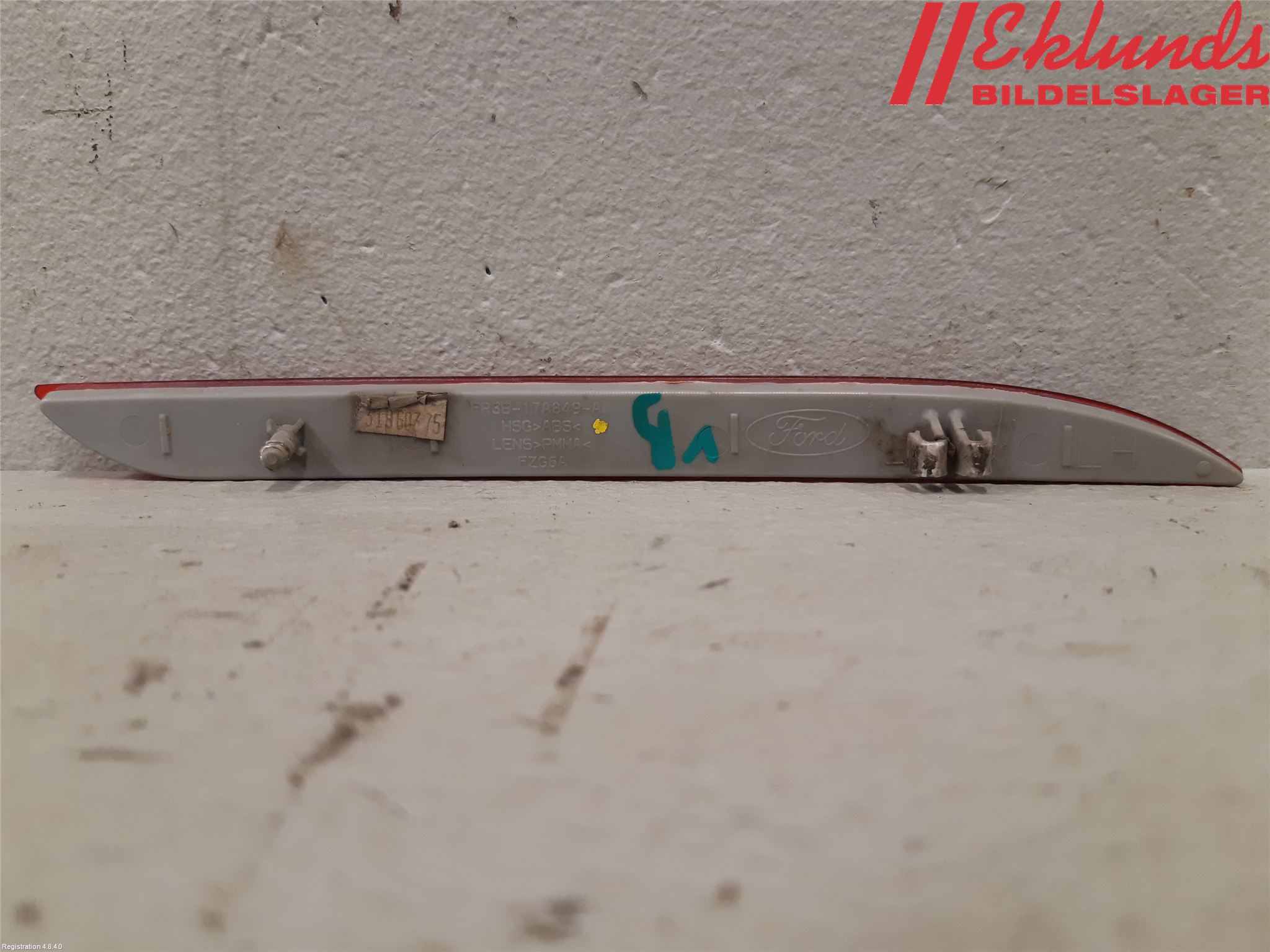 Ford MUSTANG VI 15-22 Dimljus/Reflex Bak