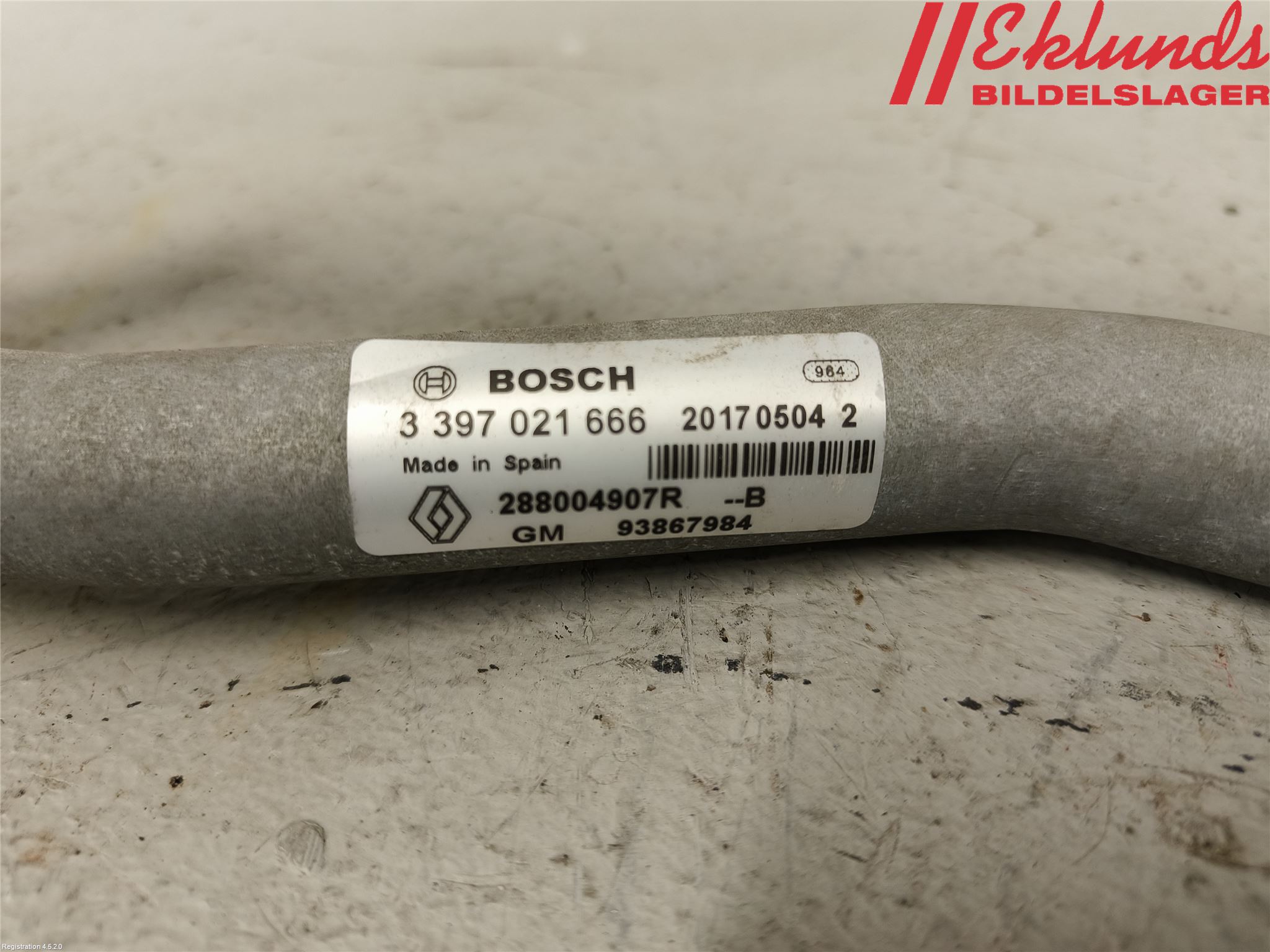 Renault TRAFIC/E-TECH 15- Torkarmekanism Vindruta