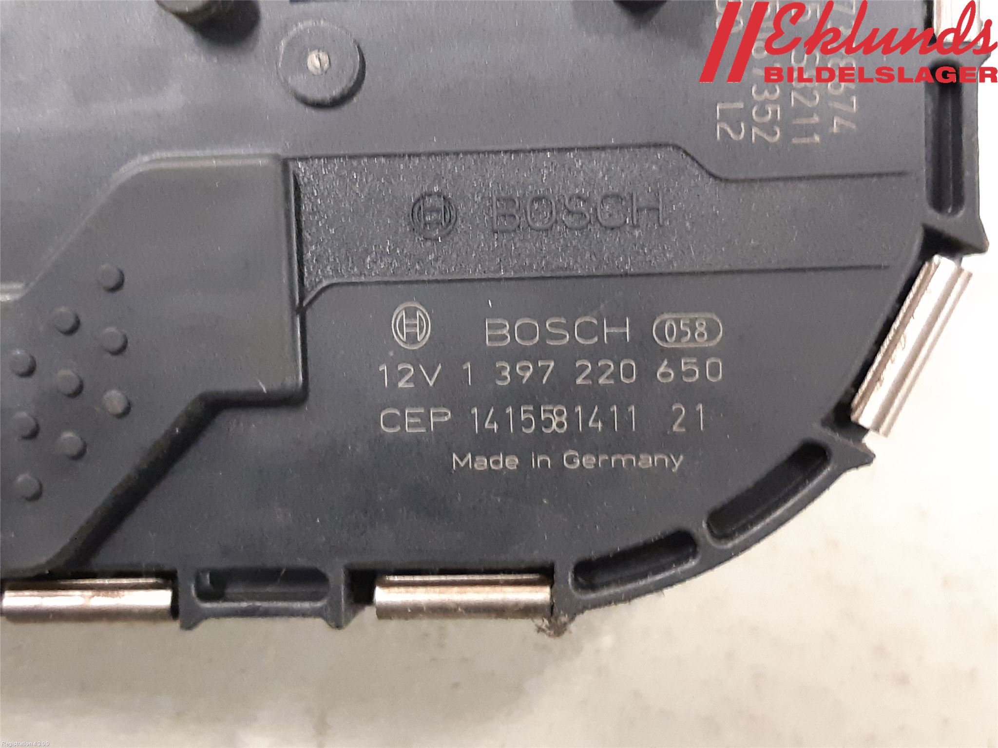 Seat LEON 13-20 Torkarmotor Vindruta