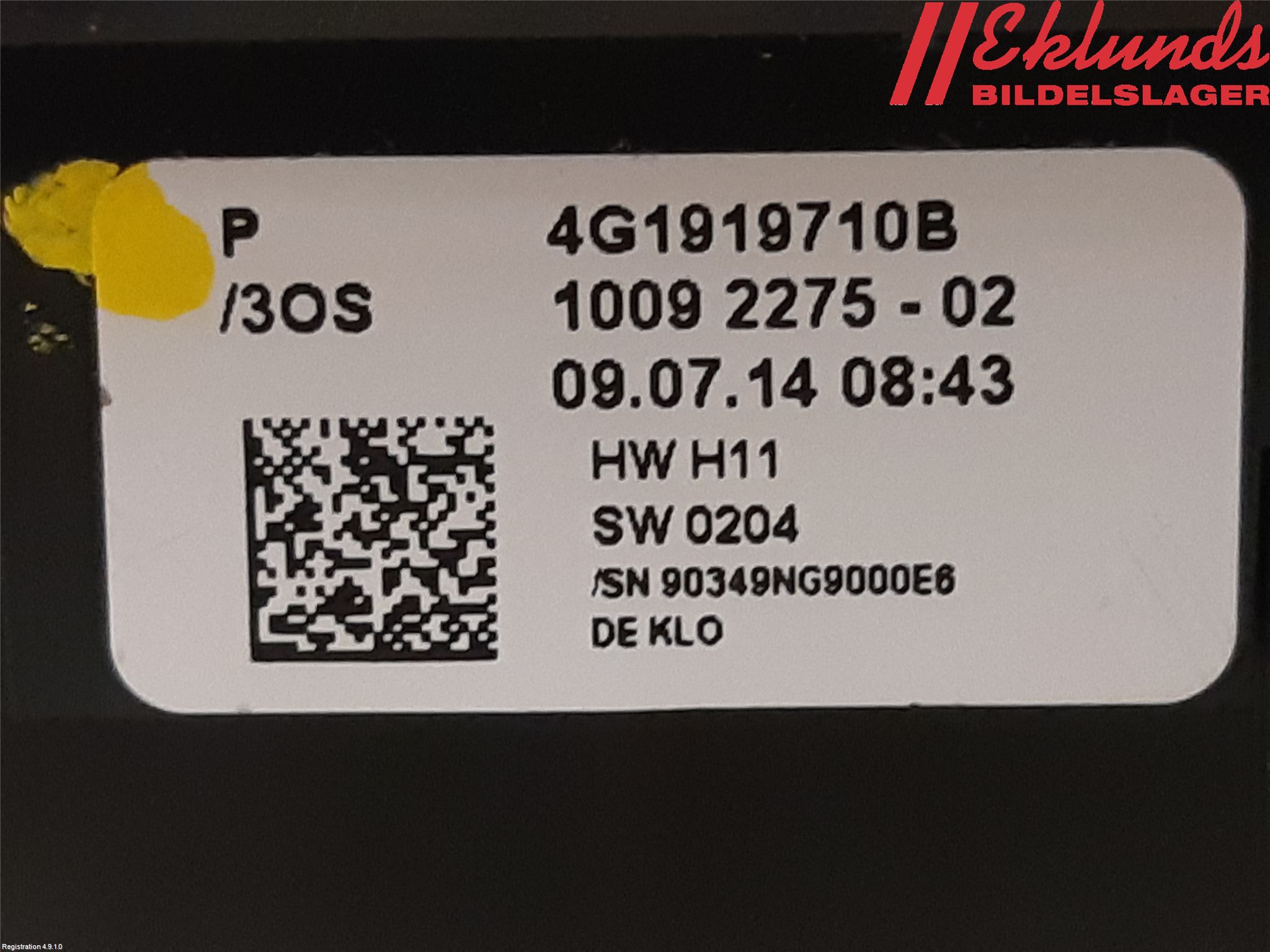 Audi A6/S6 4G 11-18 Strömställare Multifunktion