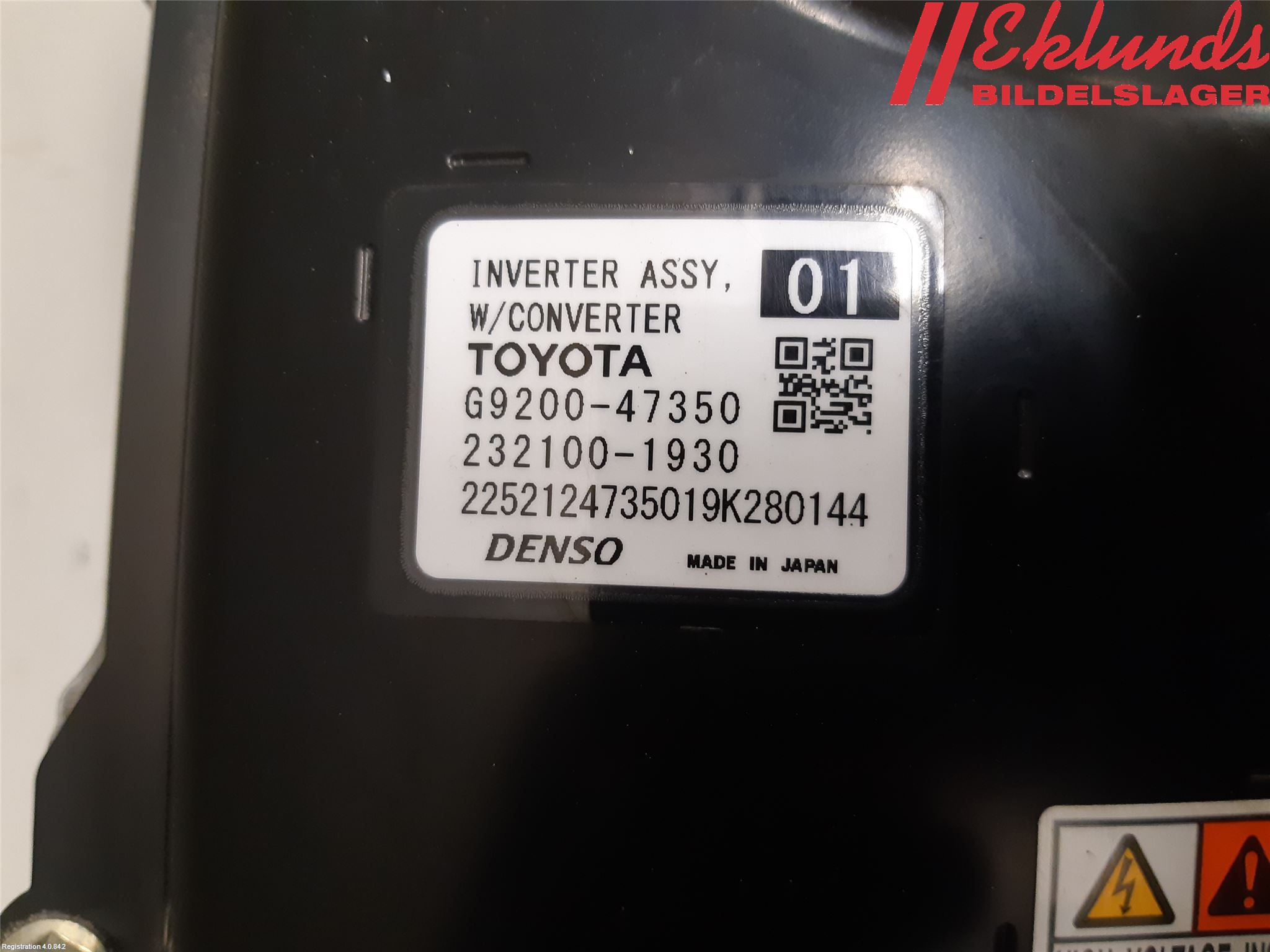 Toyota COROLLA 19- Inverter Hybrid